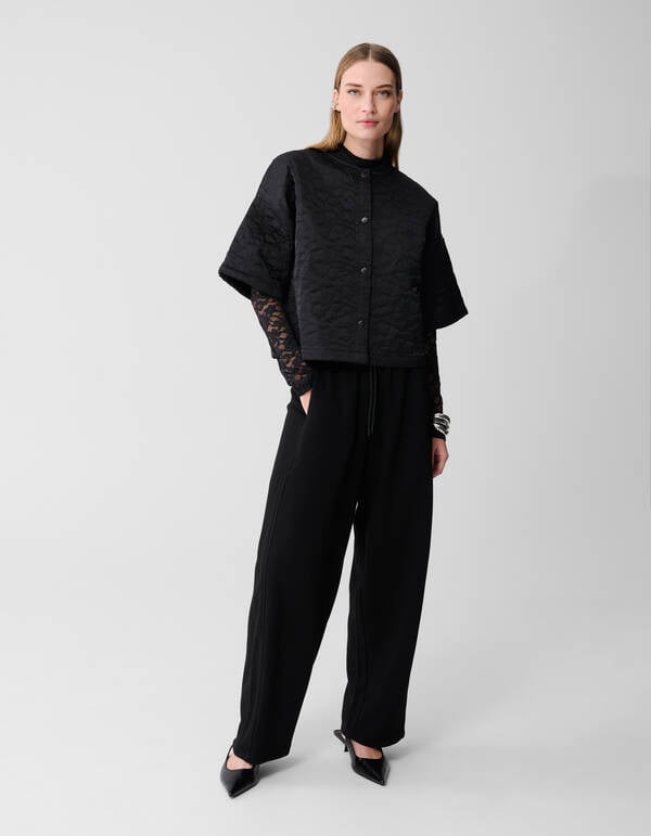 Barrel Fit Jogger Broek Zwart SHOEBY WOMEN