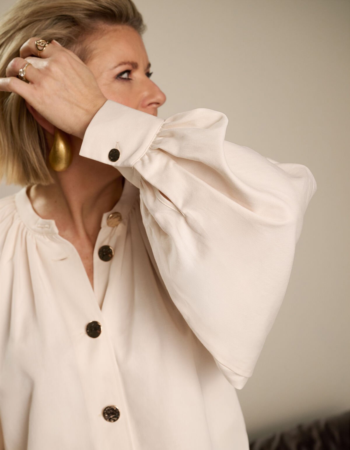 Cropped Blouse Gebroken Wit By Lonneke SHOEBY WOMEN