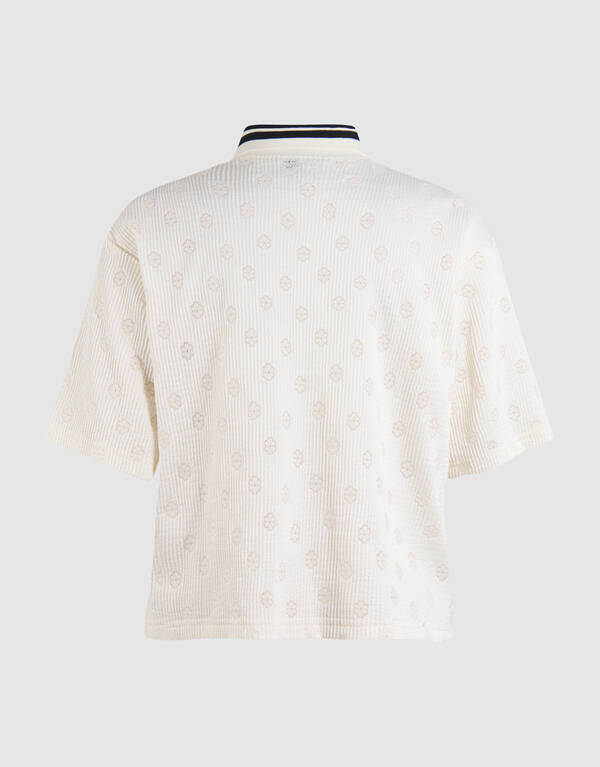 Flower Polo Gebroken Wit SHOEBY WOMEN