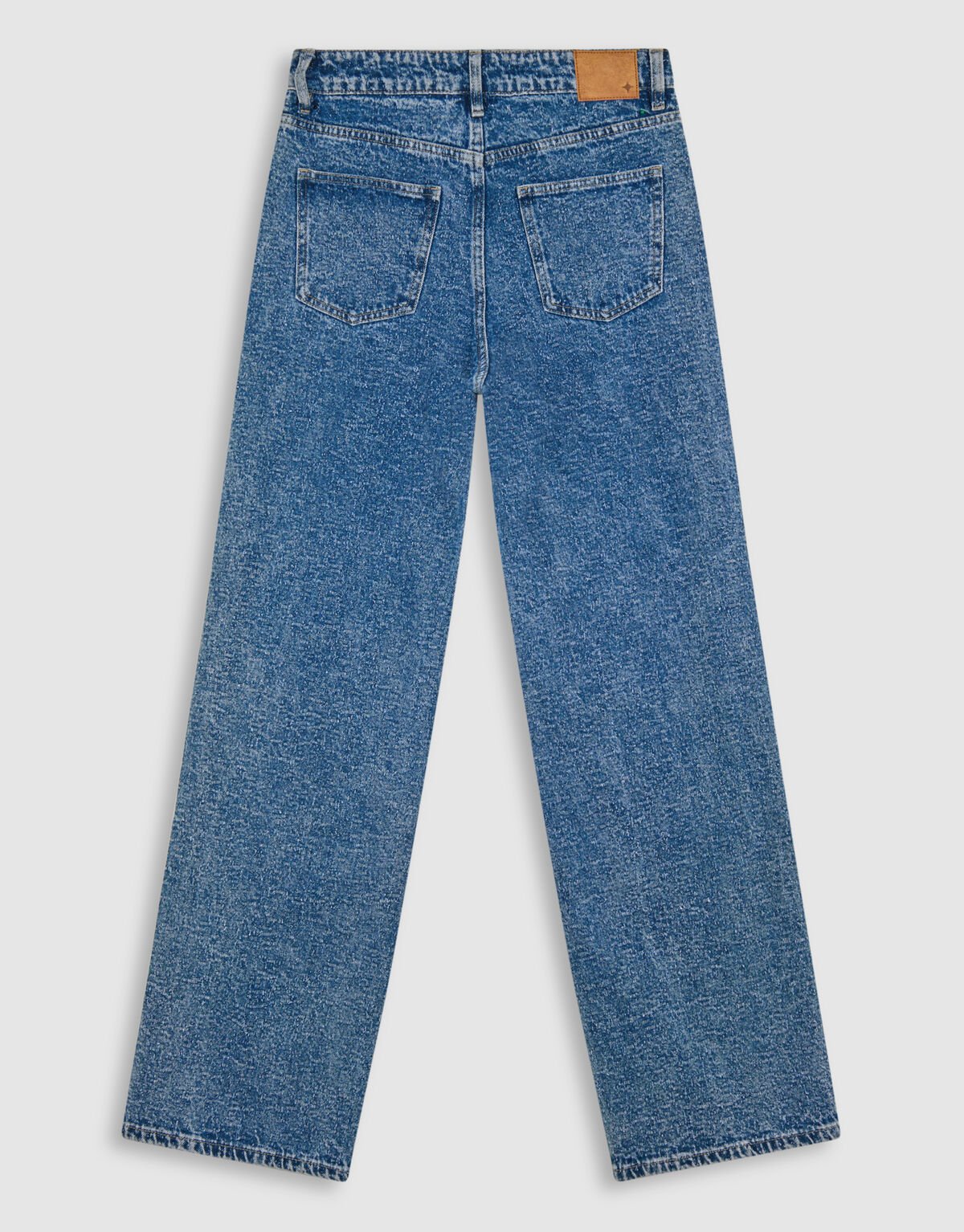 Structuur Wide Leg Jeans Mediumstone SHOEBY WOMEN