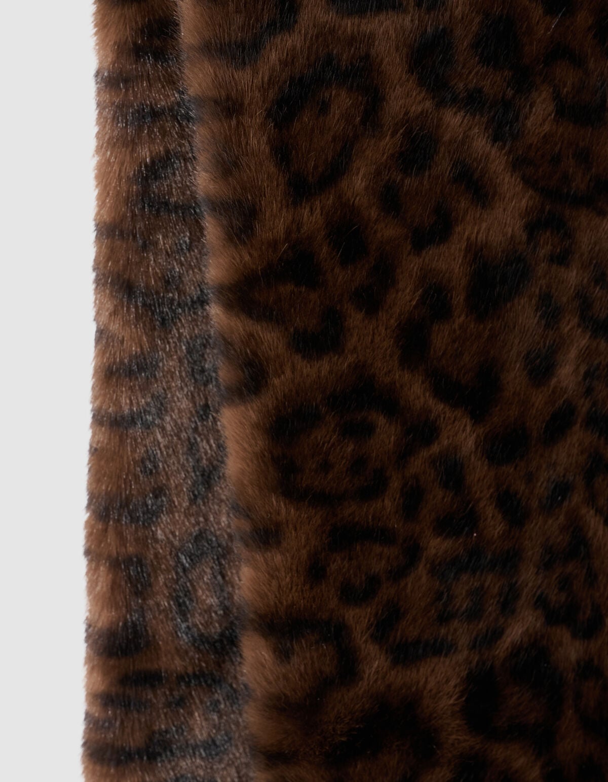 Leopard Faux Fur Sjaal Bruin SHOEBY ACCESSOIRES