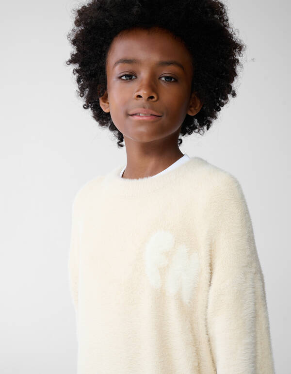 Artwork Knit Sweater Zand SHOEBY BOYS