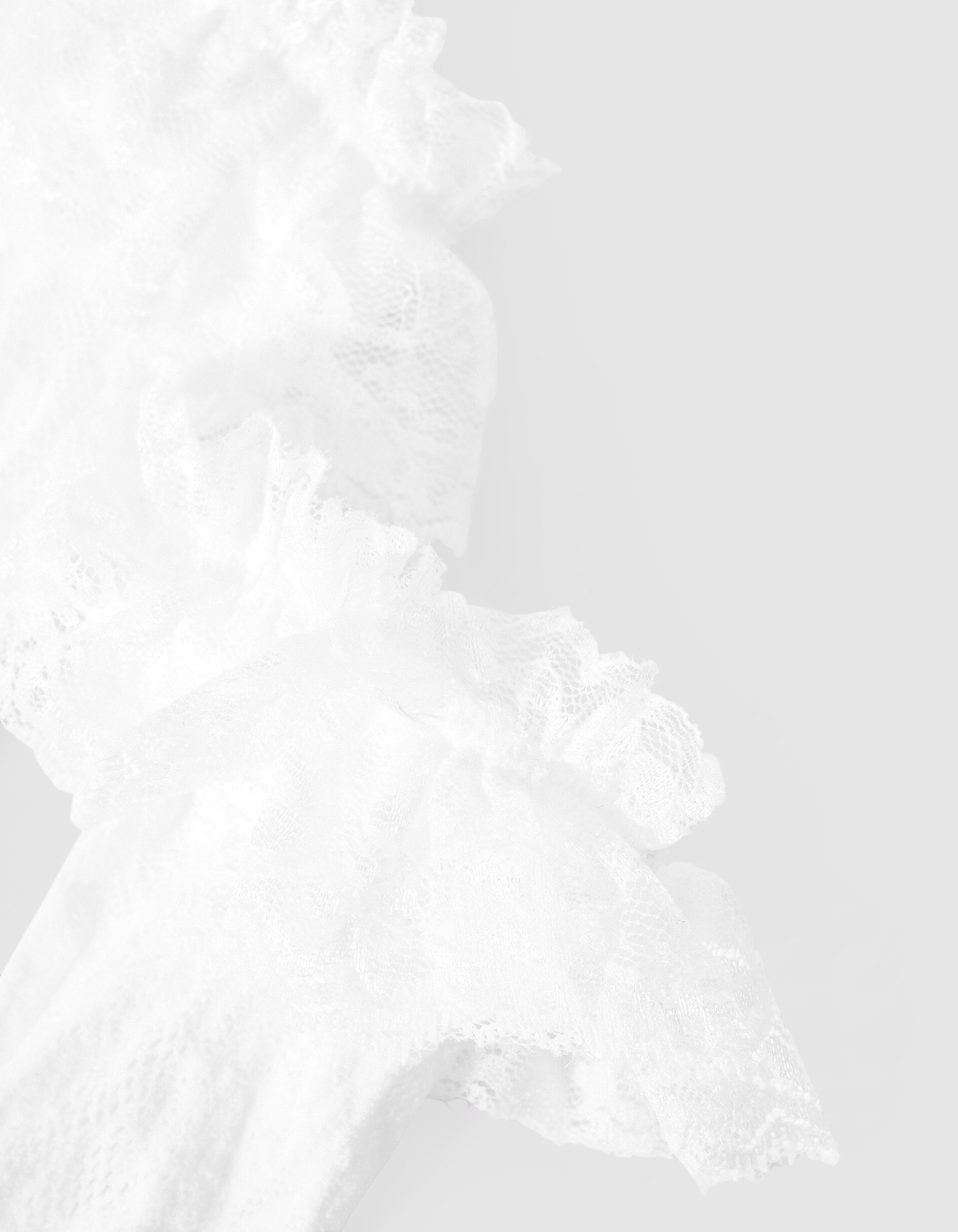 Kanten Ruffle Sokken Wit SHOEBY ACCESSOIRES