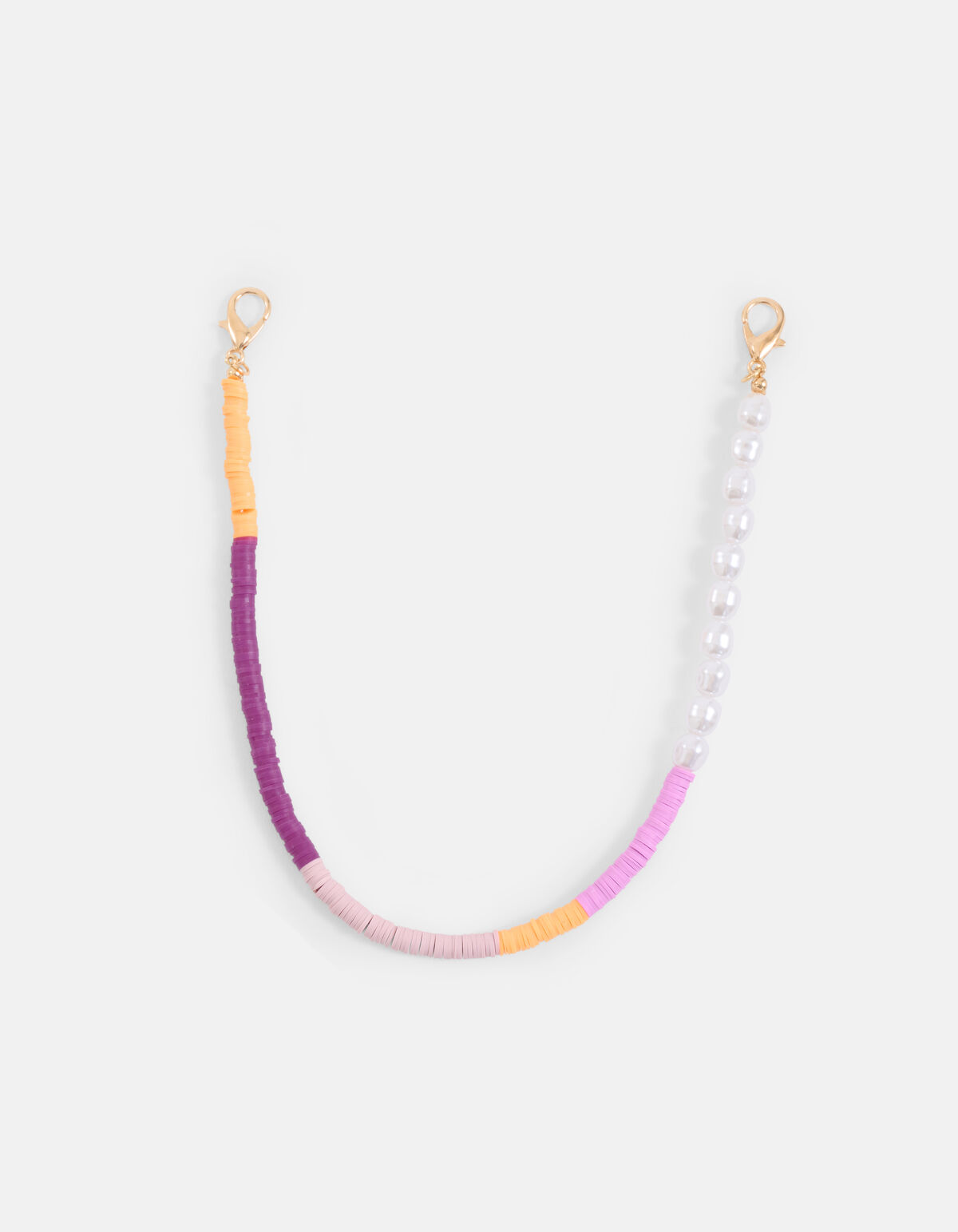 Korte Katsuki Parel Telefoonkoord Paars SHOEBY ACCESSOIRES