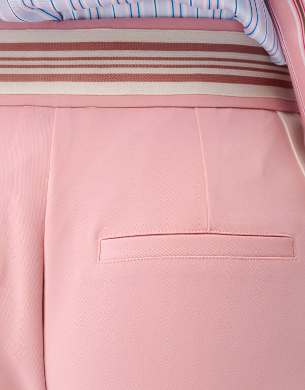 Sporty Wide Leg Broek Lichtroze SHOEBY WOMEN