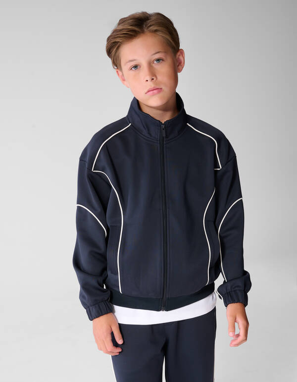 Sporty Piping Jack Donkerblauw SHOEBY BOYS