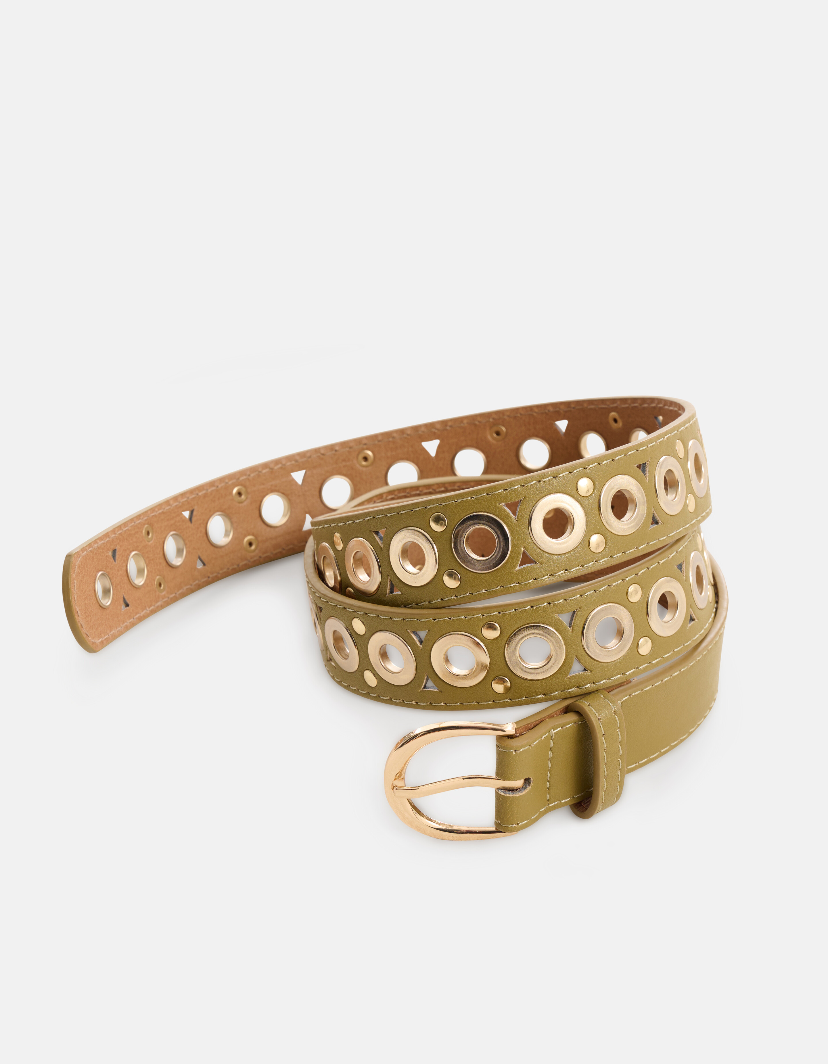 Eyelet Riem Donkergroen SHOEBY ACCESSOIRES