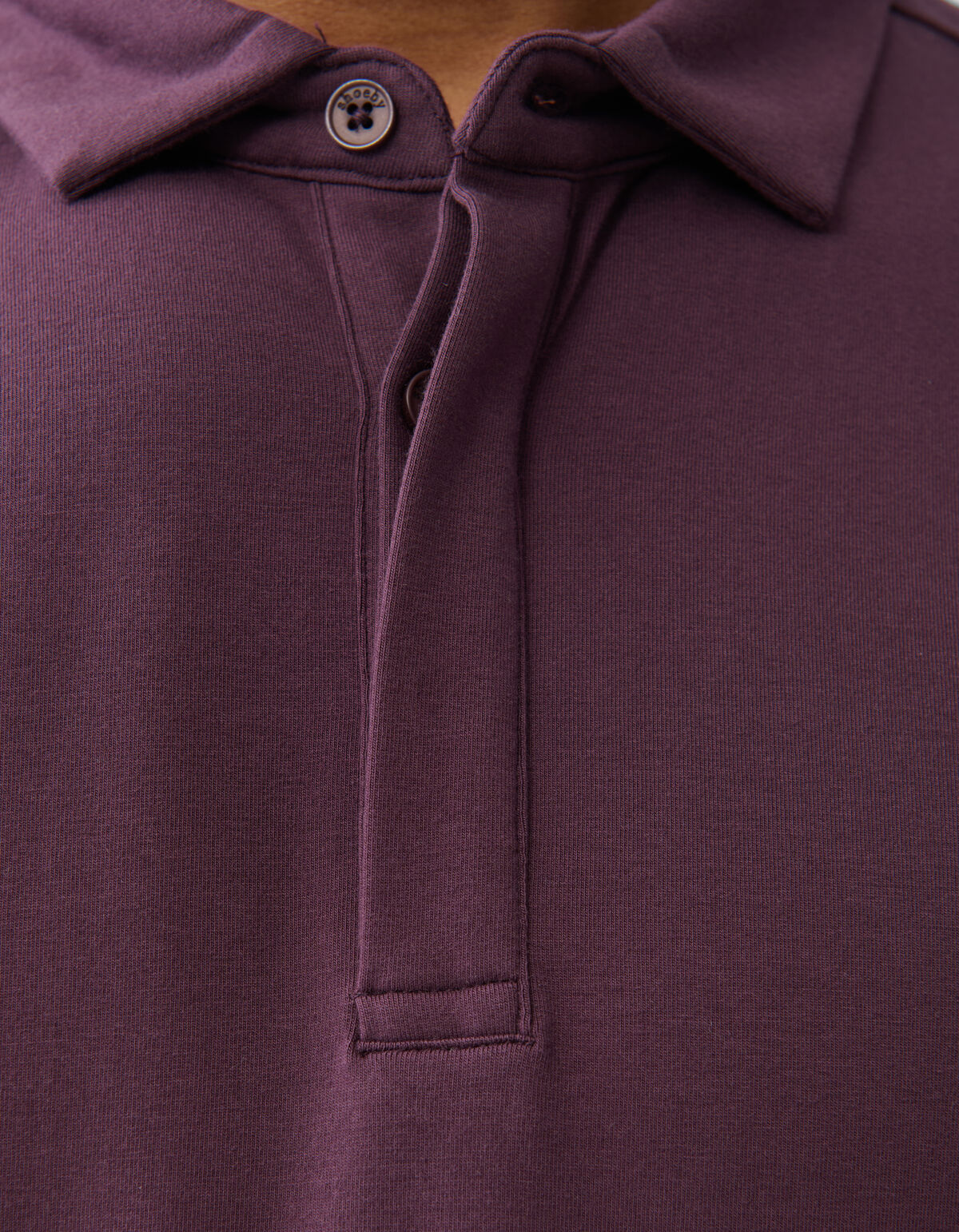 Jersey Polo Donkerpaars SHOEBY MEN