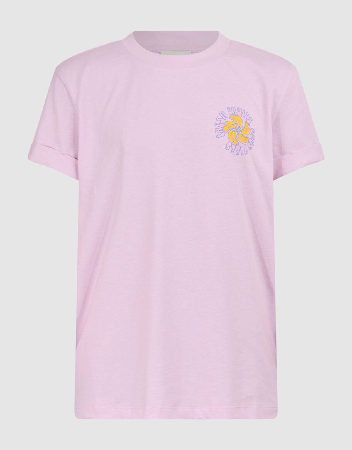 Fruit Embroidery T-shirt Lichtpaars SHOEBY GIRLS