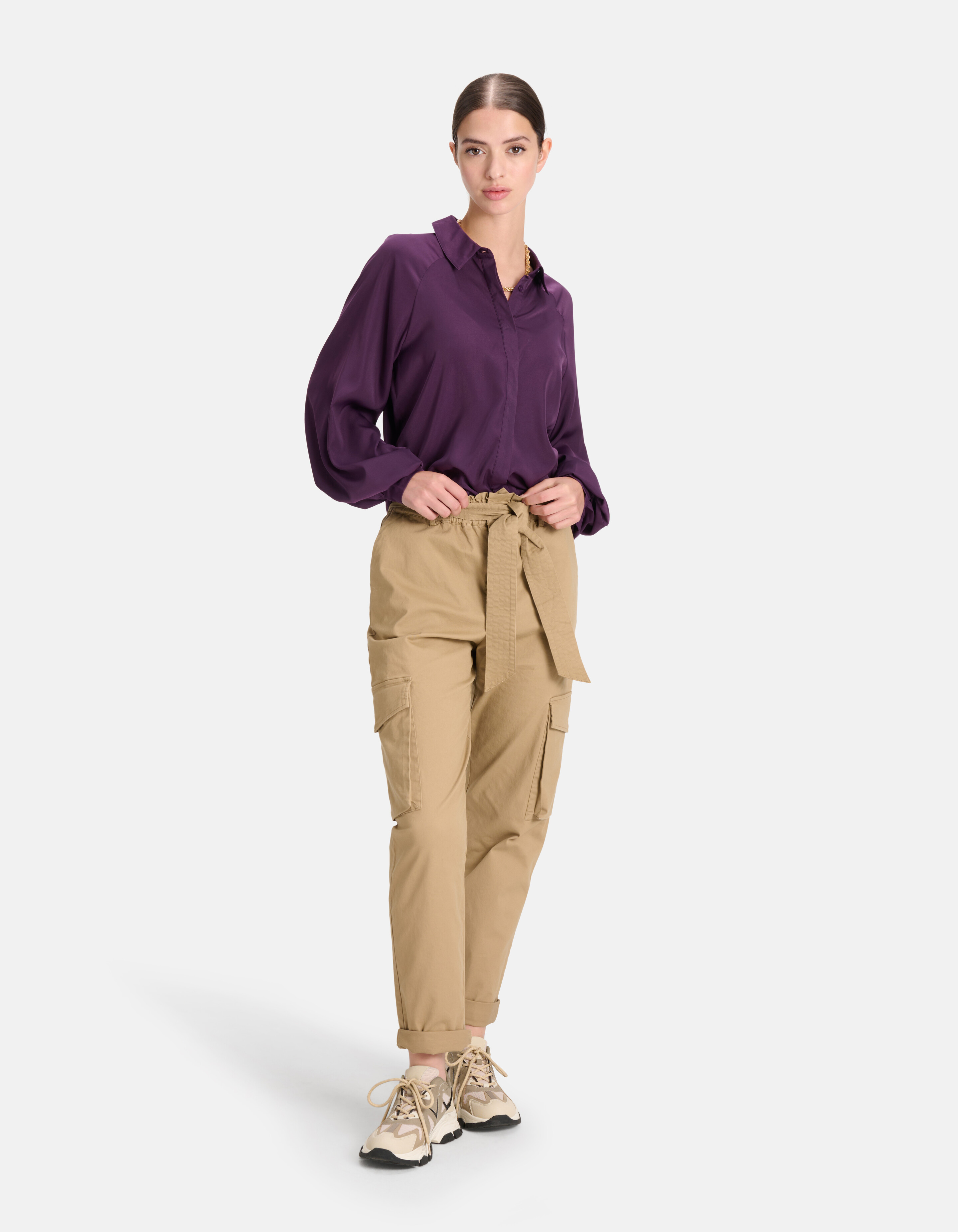 Soepelvallende Blouse Paars SHOEBY WOMEN