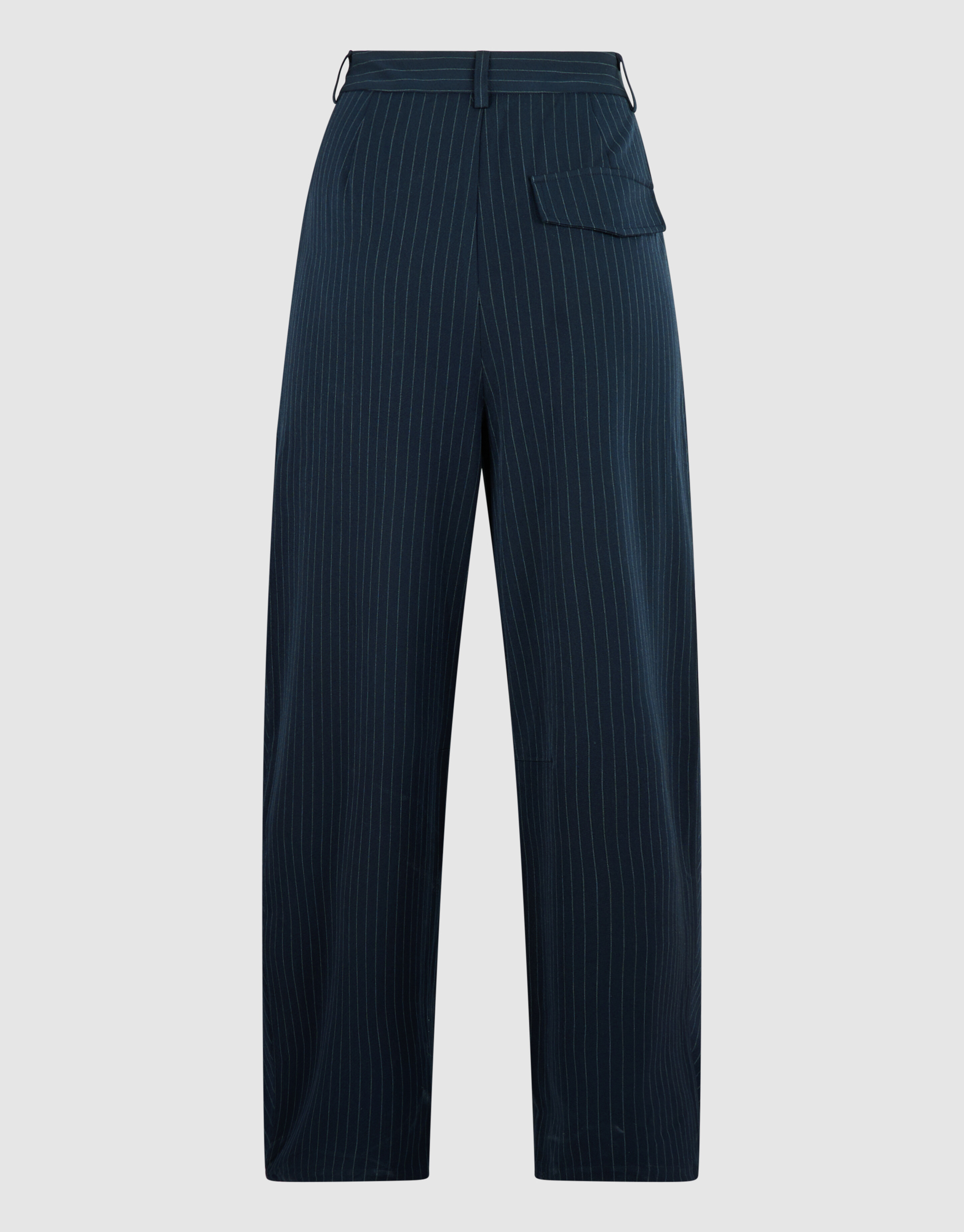 Gestreepte Wide Leg Fit Pantalon Donkerblauw SHOEBY WOMEN