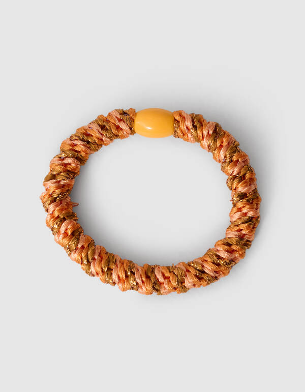 Lurex Haarelastiek Oranje SHOEBY ACCESSOIRES