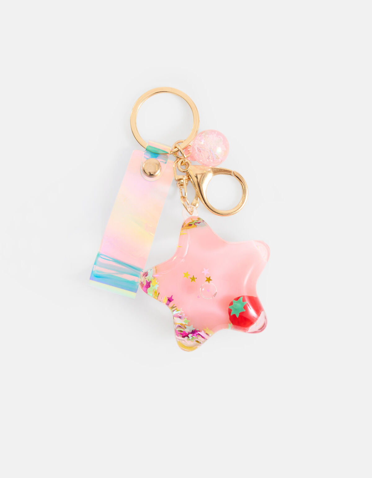 Ster Sleutelhanger Lichtroze SHOEBY ACCESSOIRES