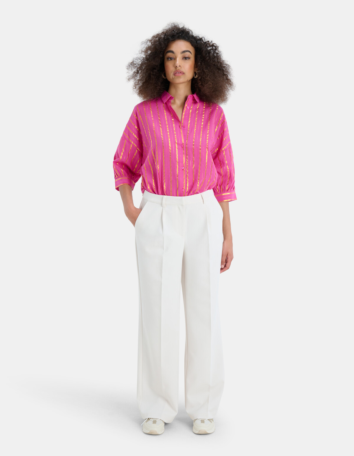 Yarn Dyed Stripe Blouse EKSEPT