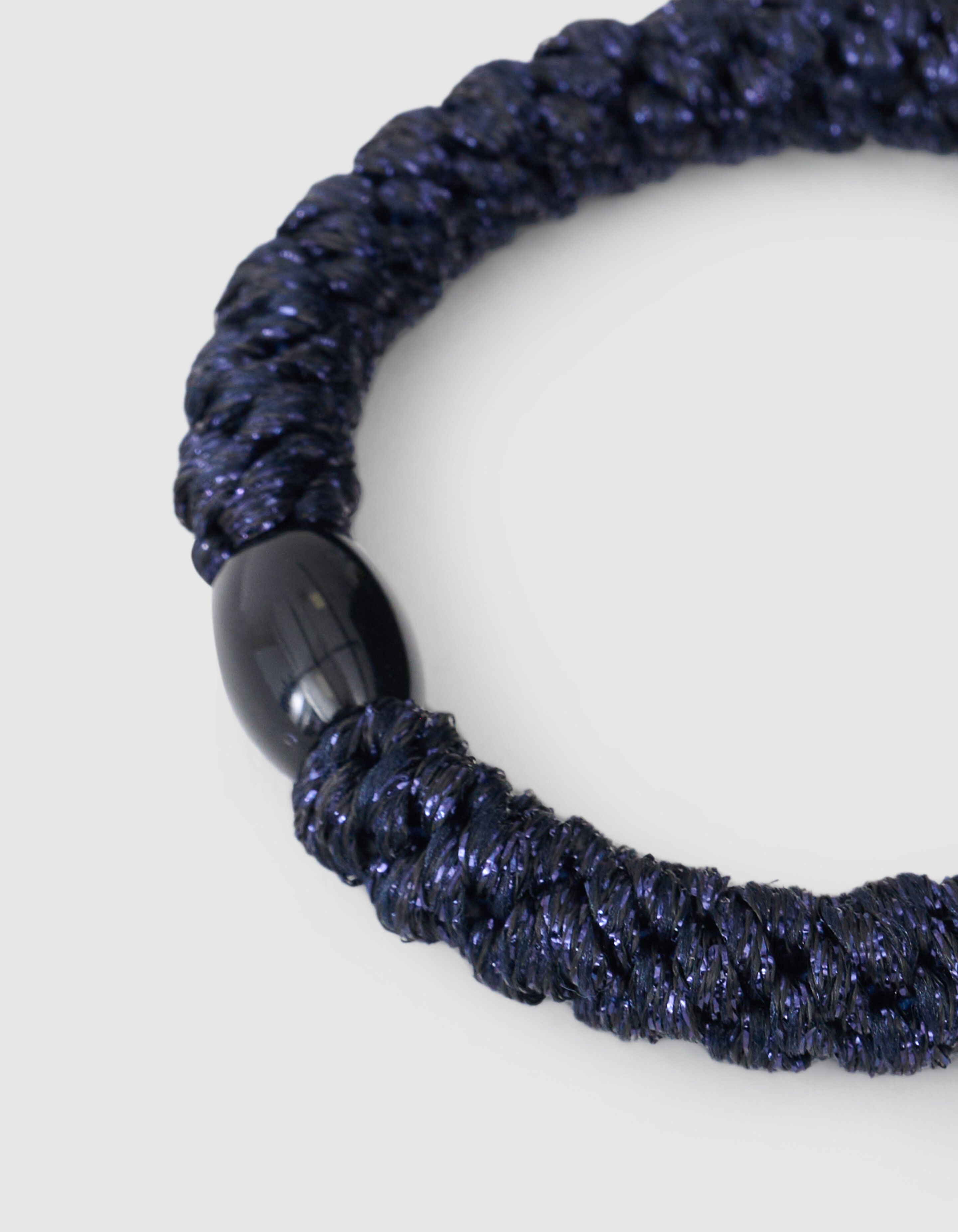 Lurex Haarelastiek Donkerblauw SHOEBY ACCESSOIRES