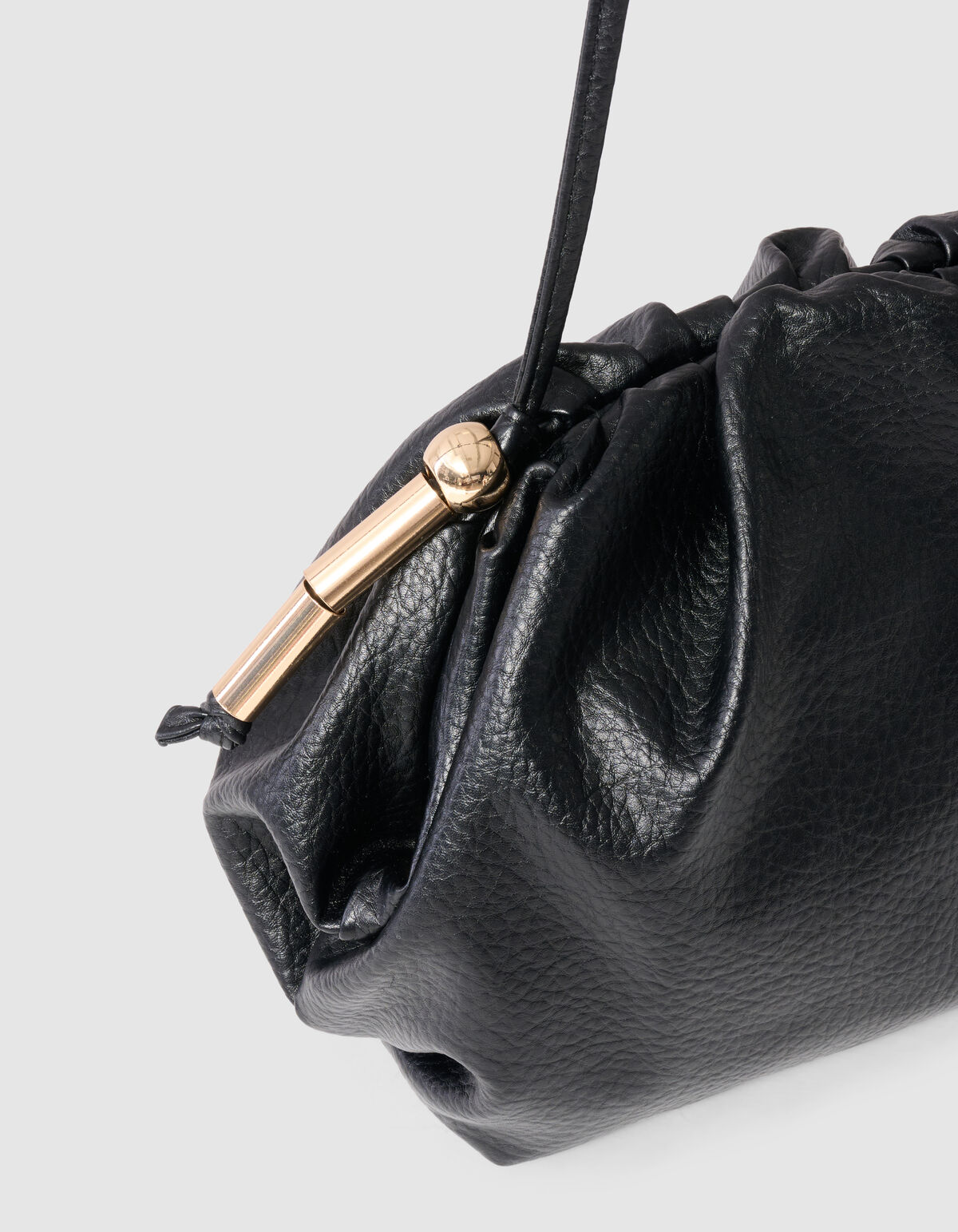Vegan Leren Clutch Zwart SHOEBY ACCESSOIRES