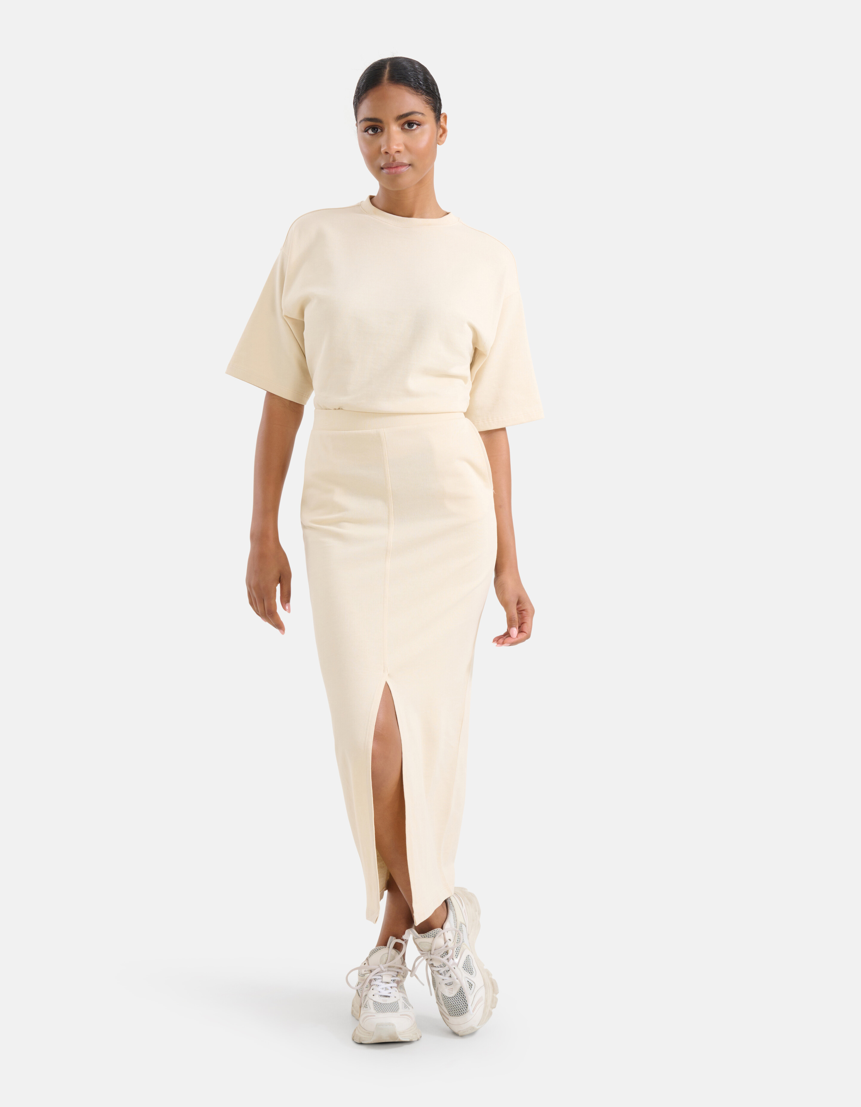Sweat Rok Gebroken Wit SHOEBY WOMEN