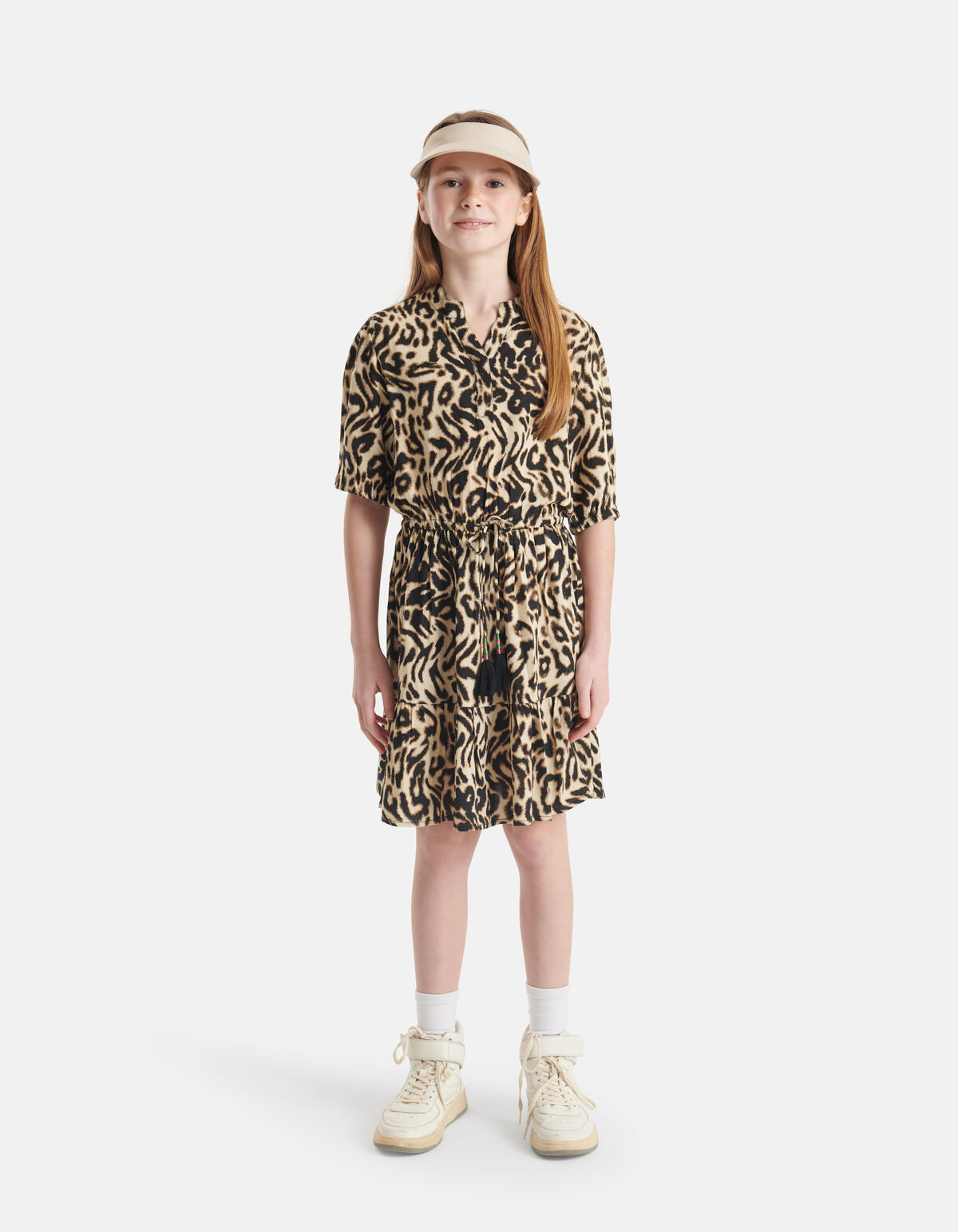 Leopard Jurk Bruin SHOEBY GIRLS
