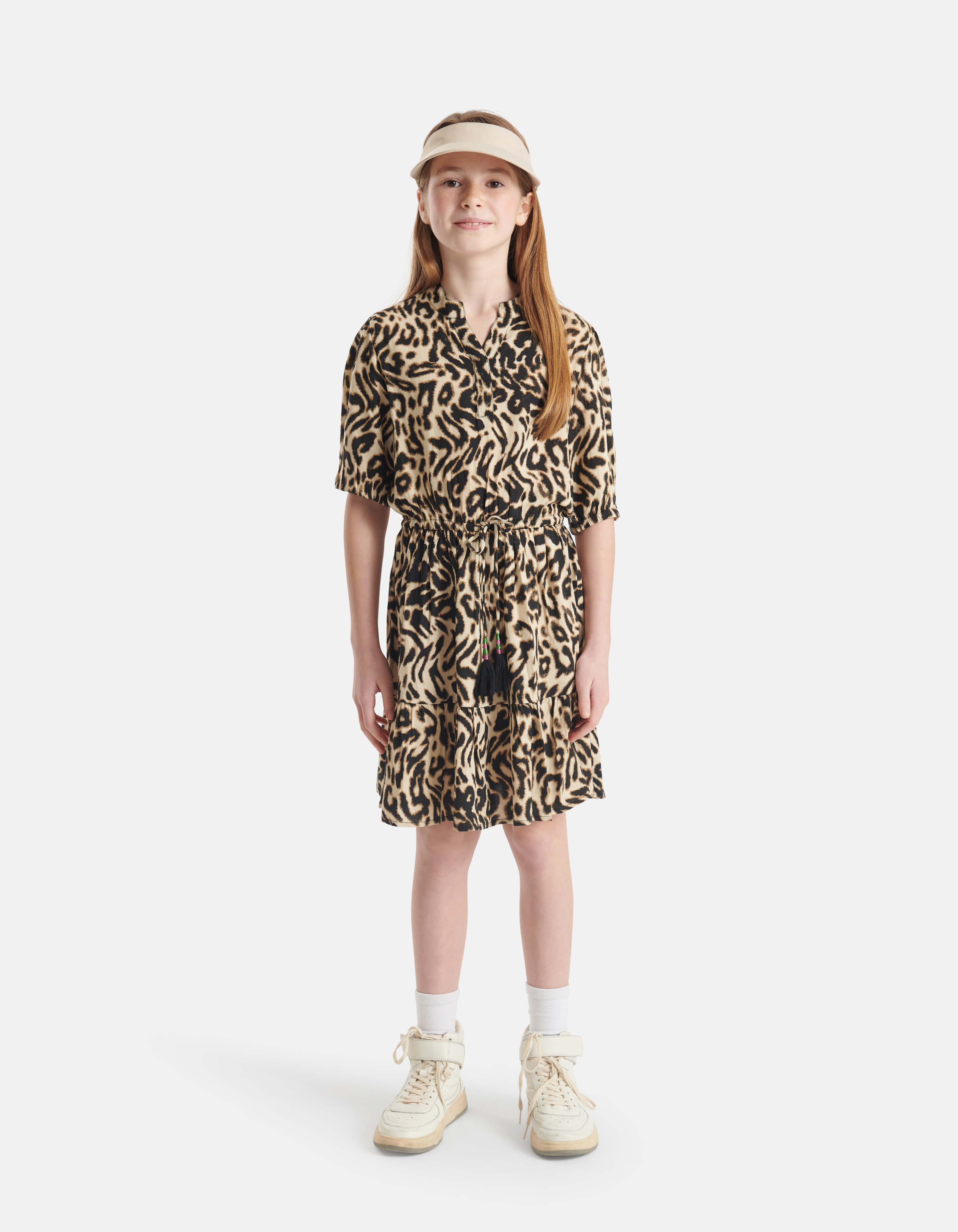 Leopard Jurk Bruin SHOEBY GIRLS