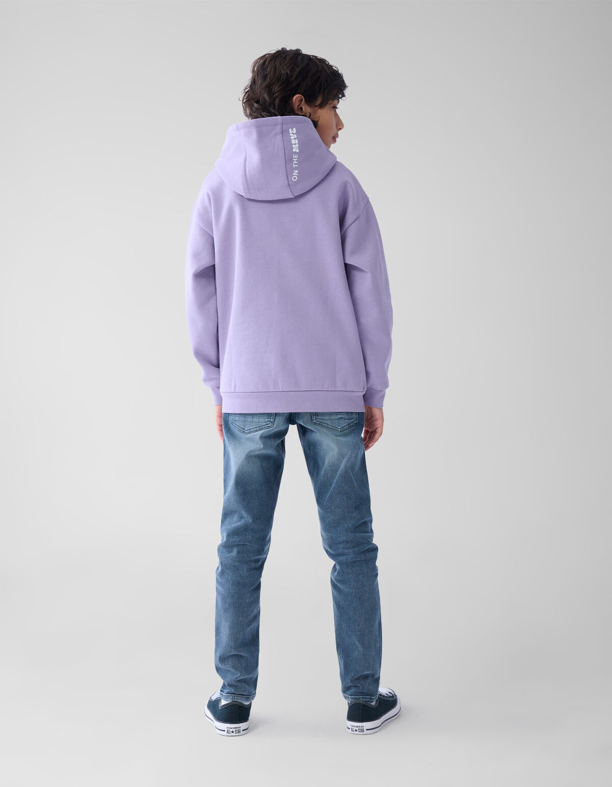 Basis Hoodie Paars SHOEBY BOYS