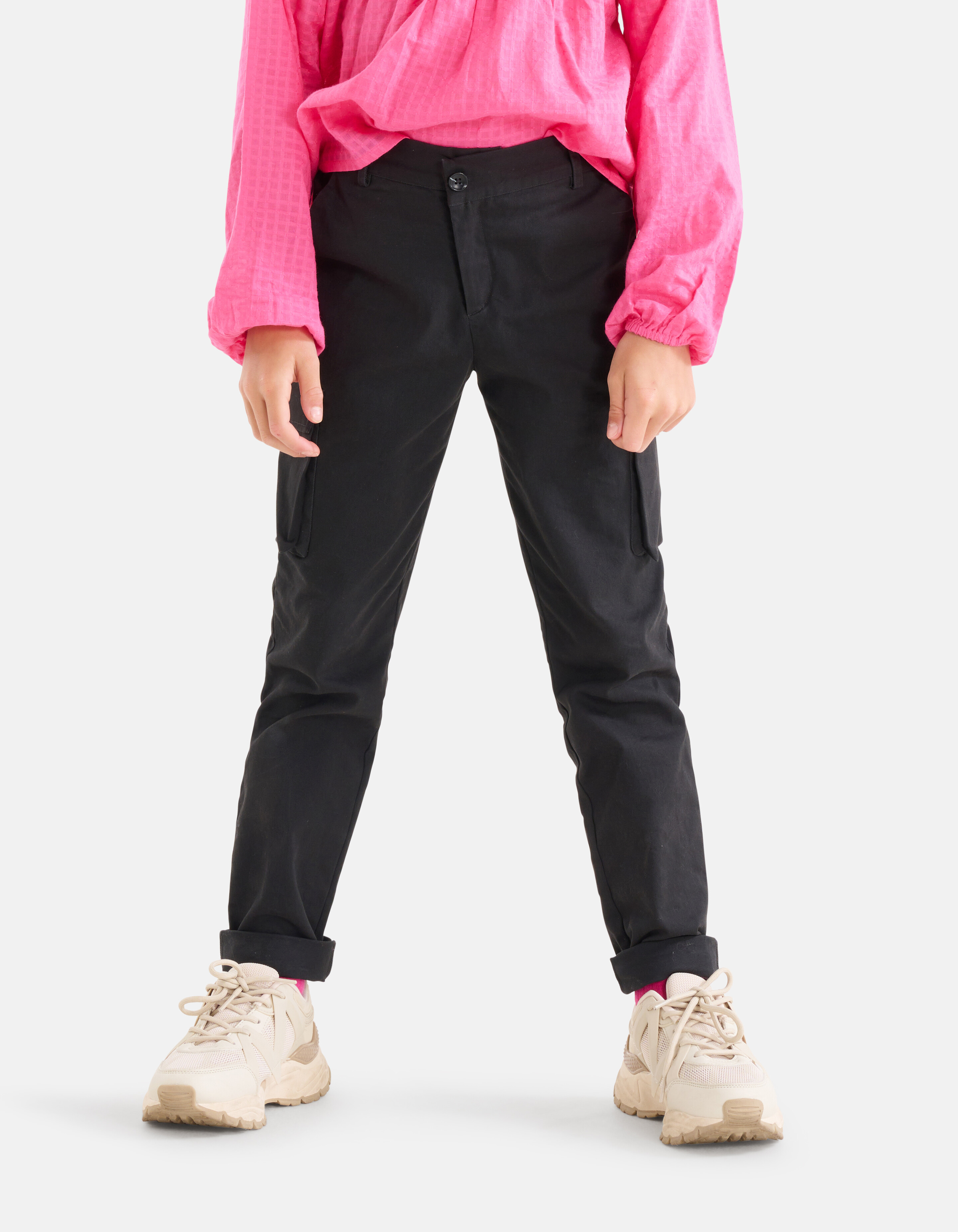 Cargo Broek Donkergrijs SHOEBY GIRLS