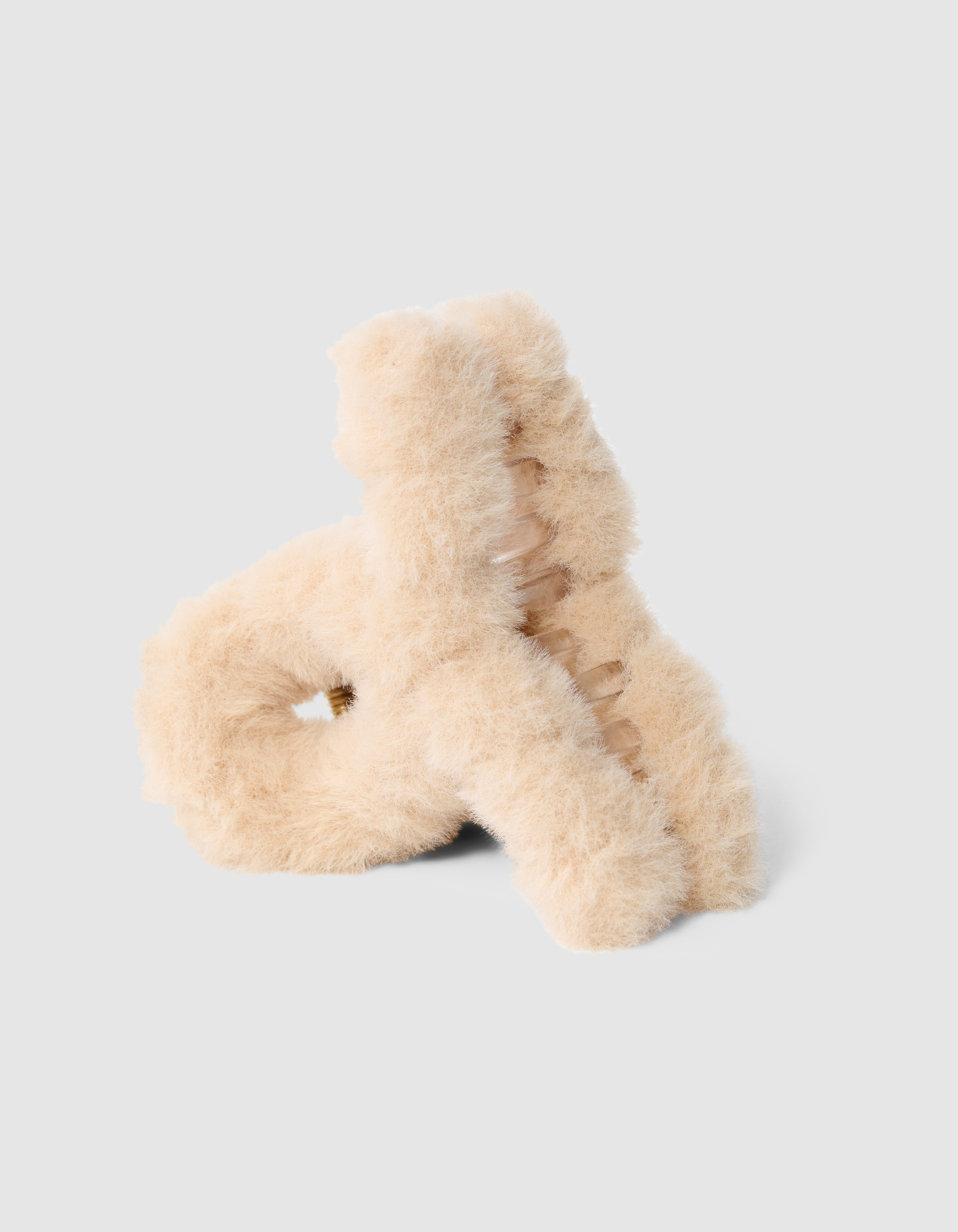 Fluffy Fur Haarclip Lichtbruin SHOEBY ACCESSOIRES