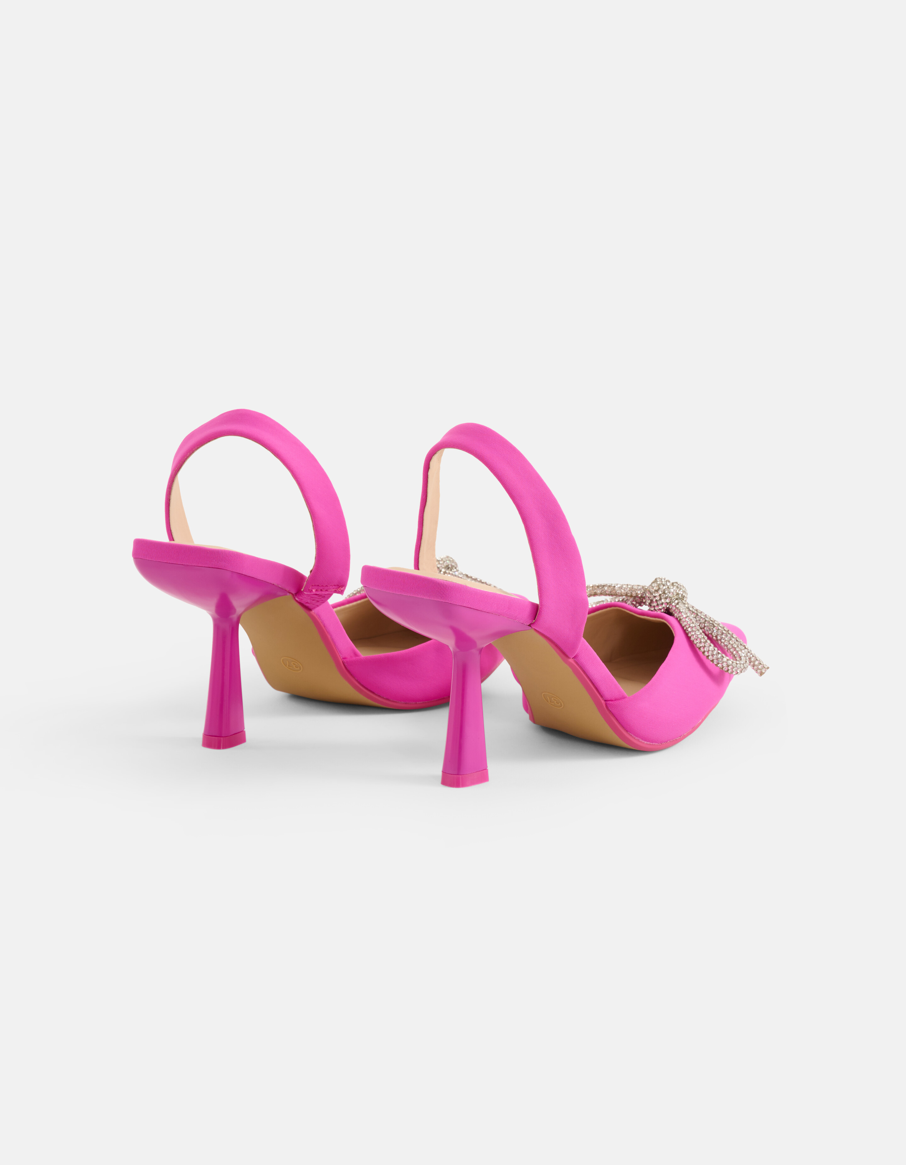 Strass Strik Hakken Roze SHOEBY SHOES