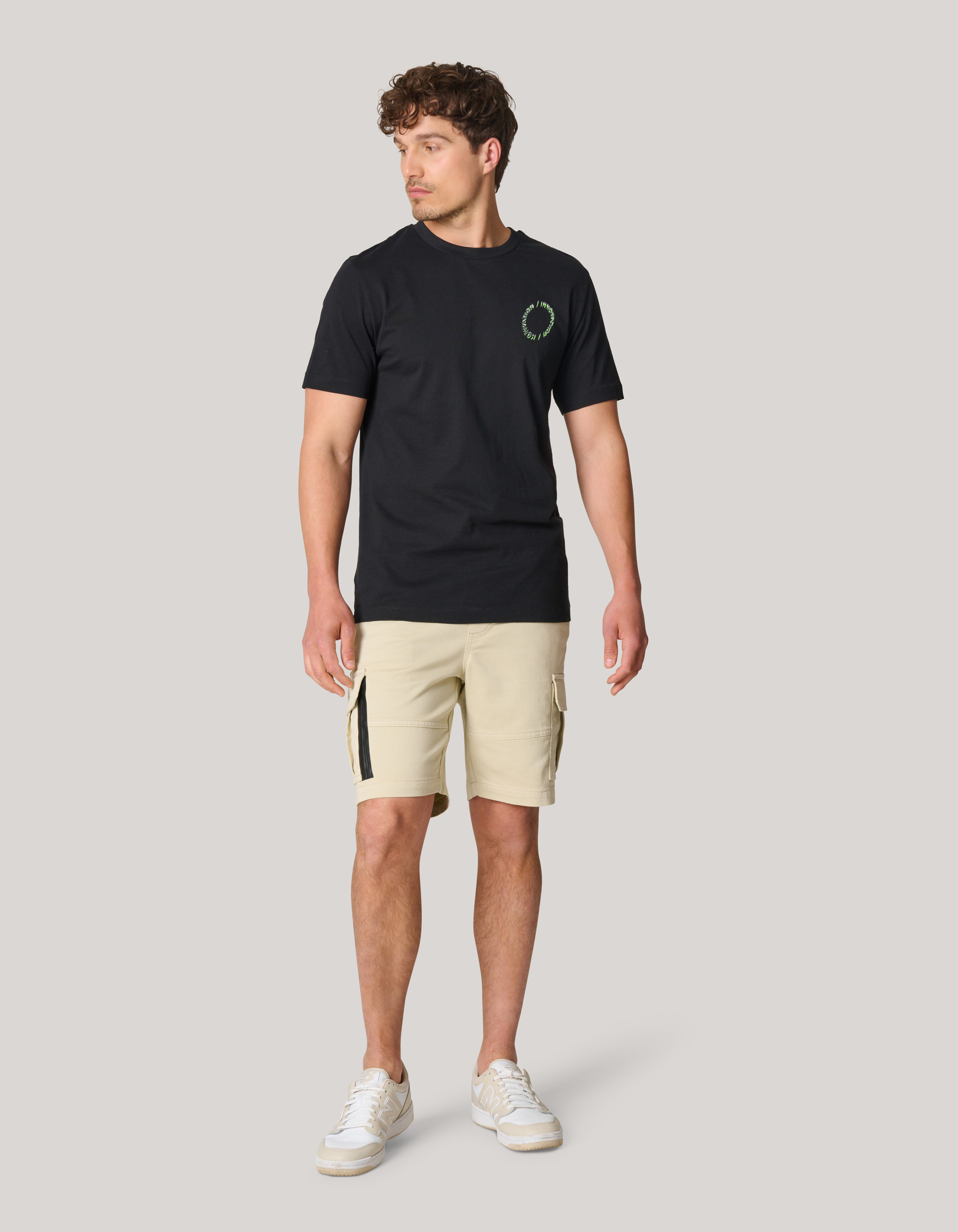 Artwork T-shirt Zwart SHOEBY MEN
