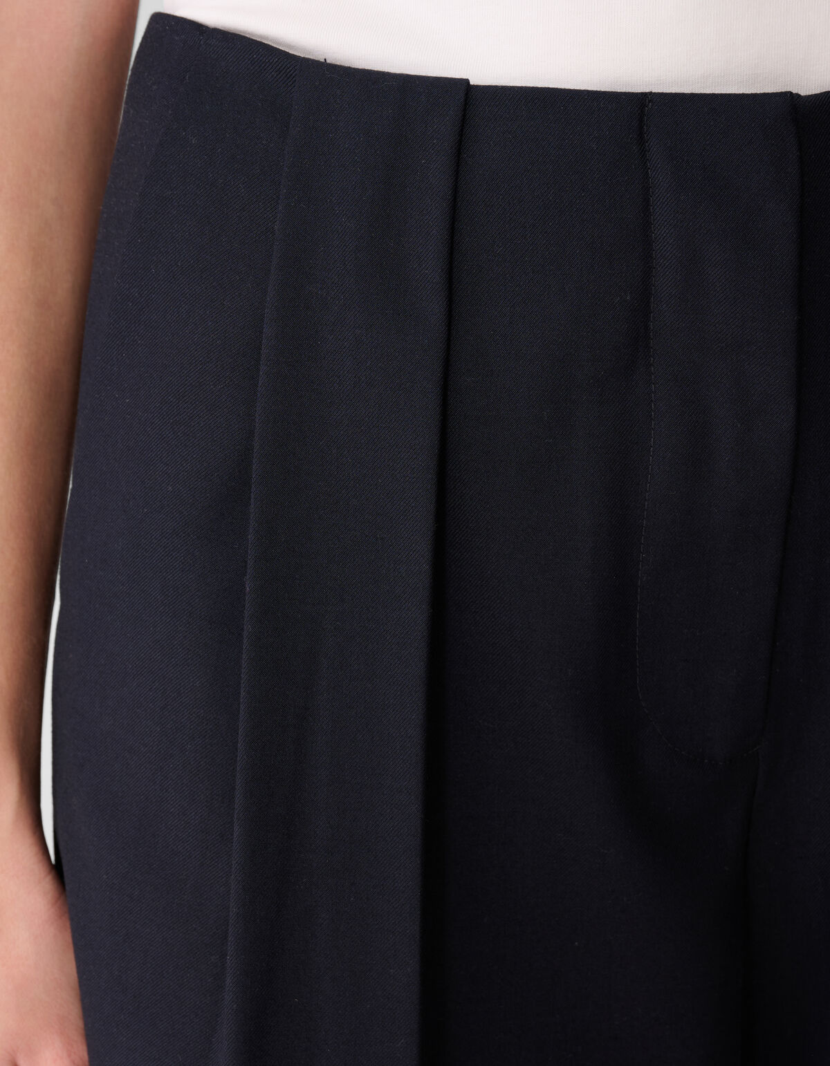 Pleated Broek Donkerblauw By Lonneke SHOEBY WOMEN