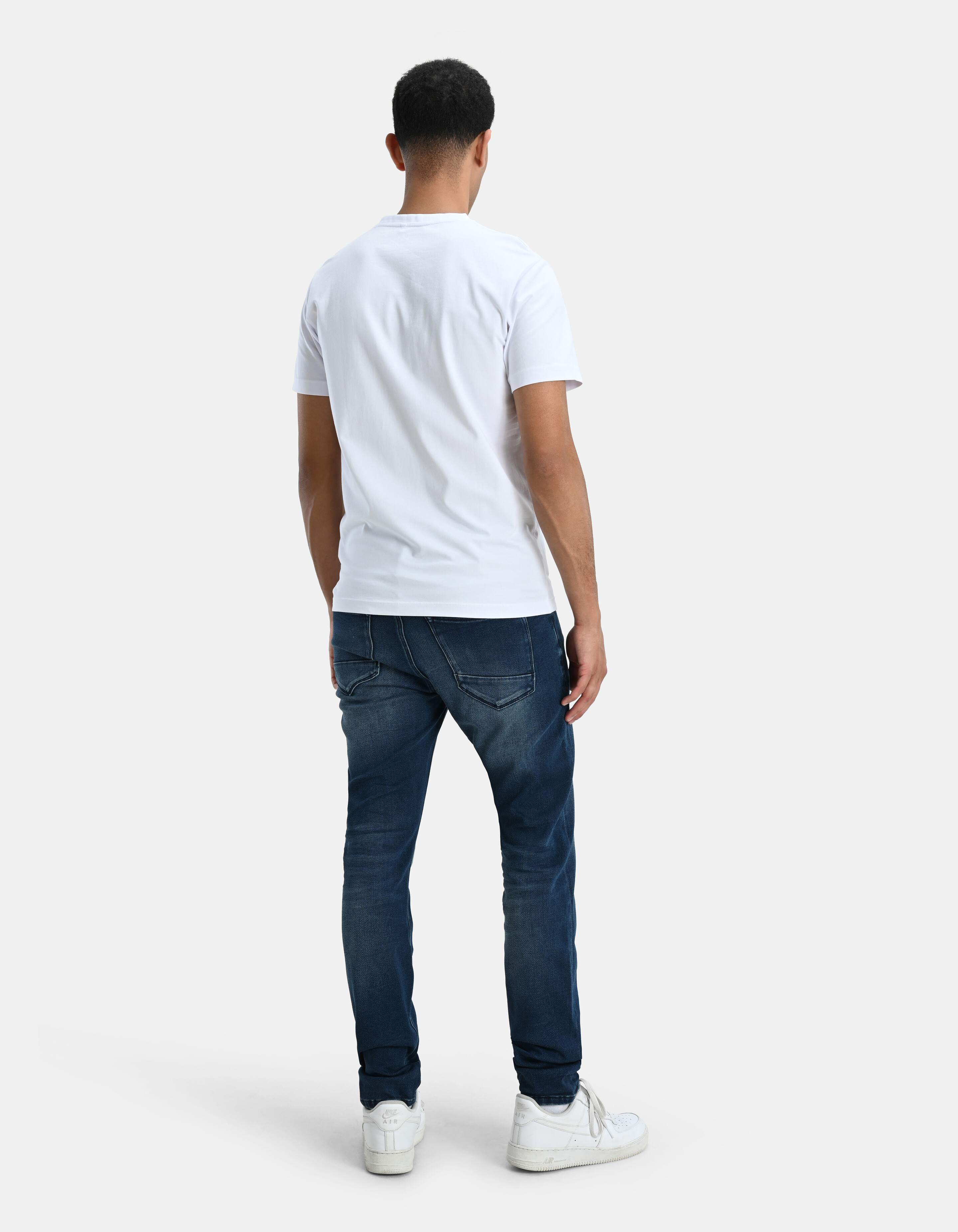 Slim Fit Jog Jeans Donkerblauw L32 SHOEBY MEN