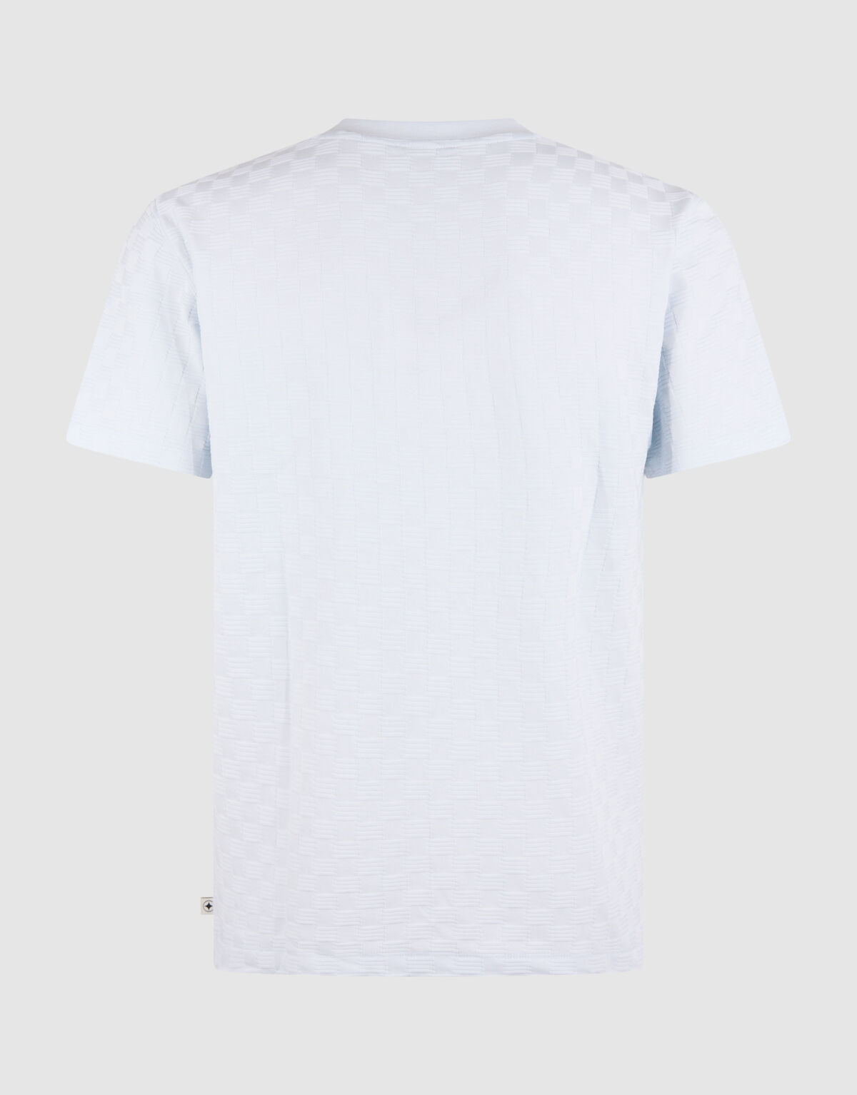 Structuur T-shirt Lichtblauw SHOEBY MEN