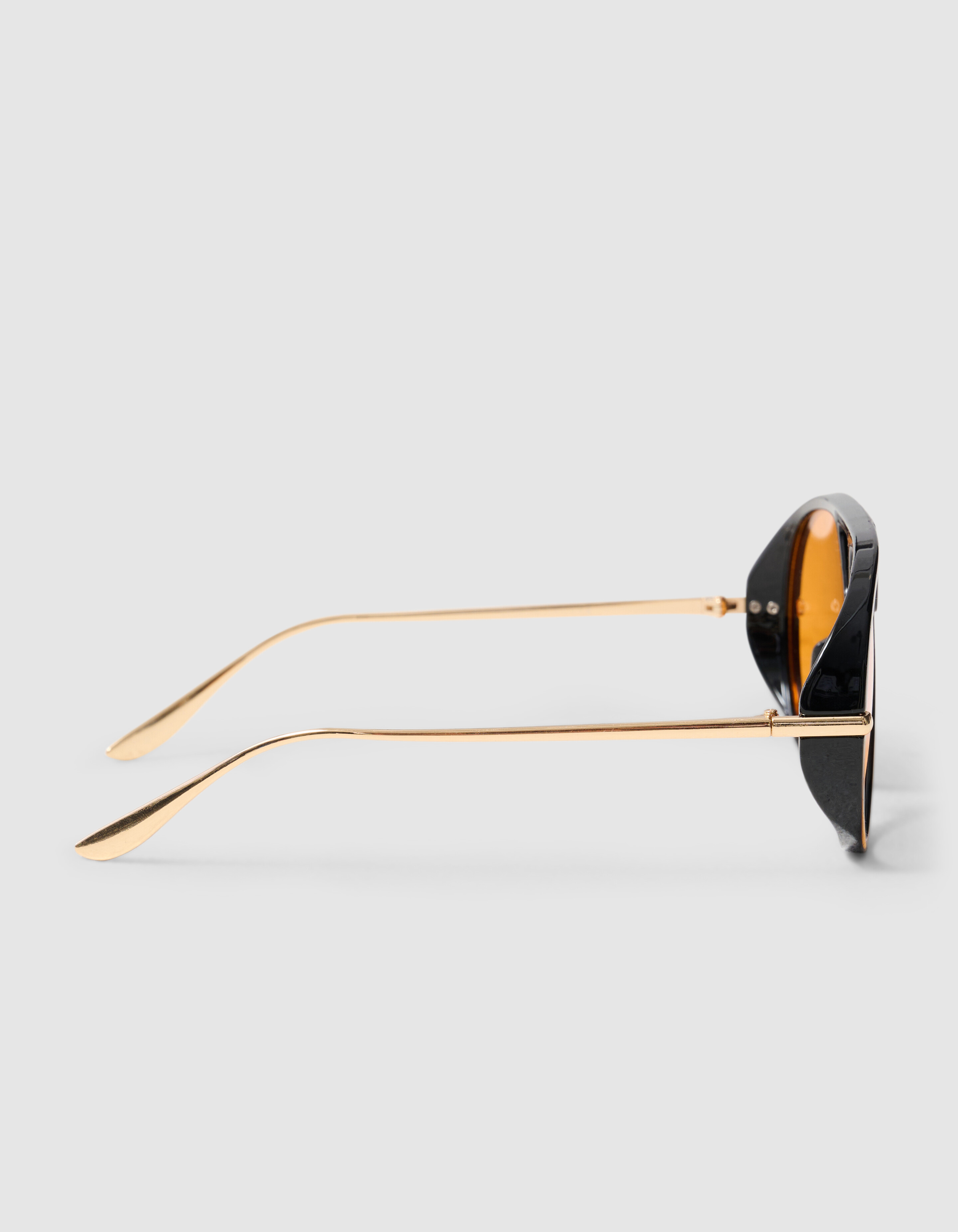 Big Aviator Zonnebril Zwart SHOEBY ACCESSOIRES
