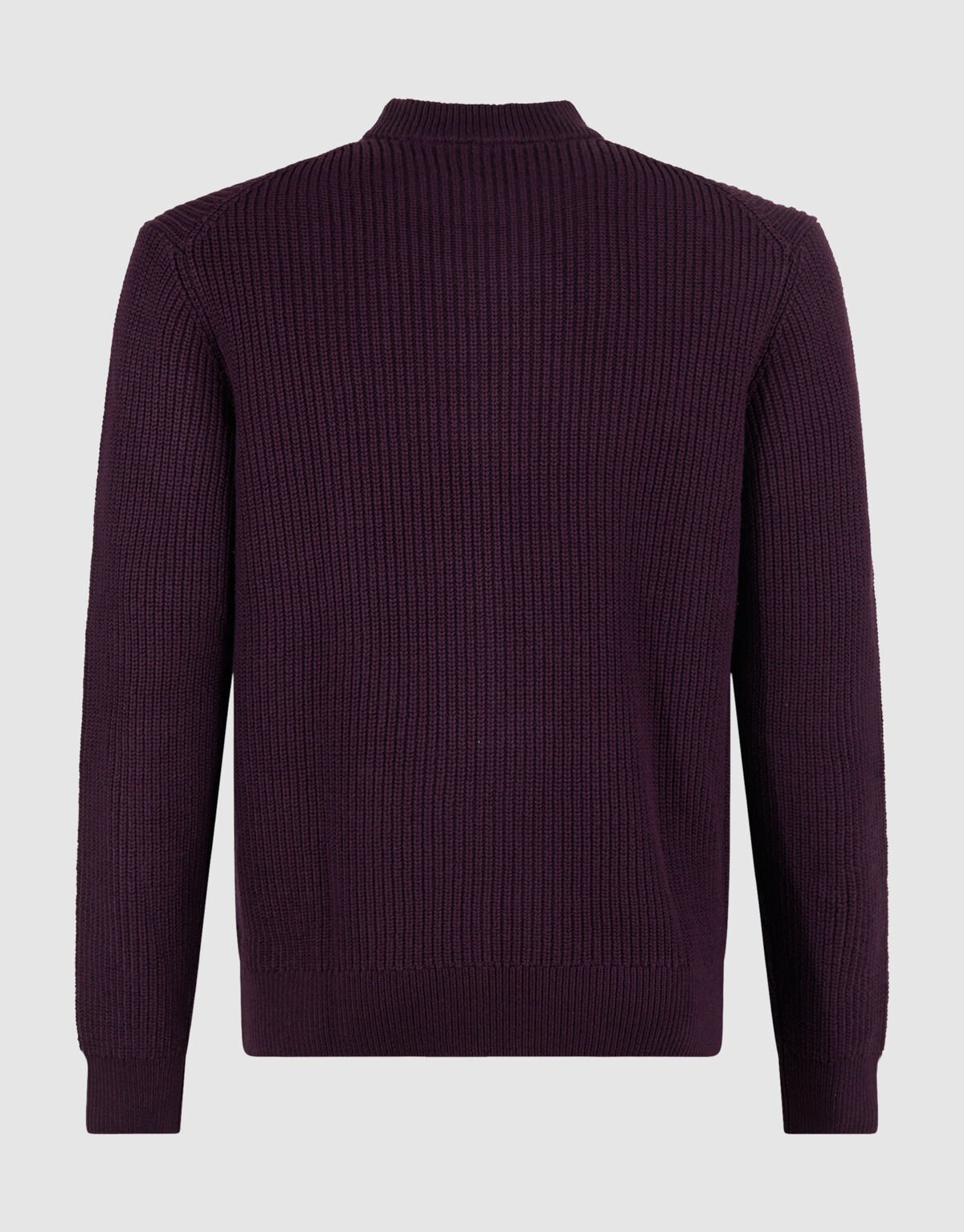 Crewneck Knit Trui Donkerrood SHOEBY MEN