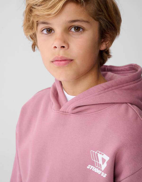 Chill Hoodie Donkerroze SHOEBY BOYS