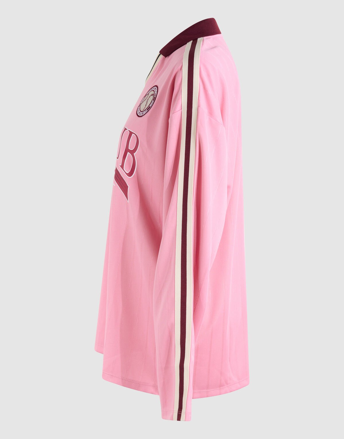 Oversized Baseball T-shirt Roze SHOEBY WOMEN