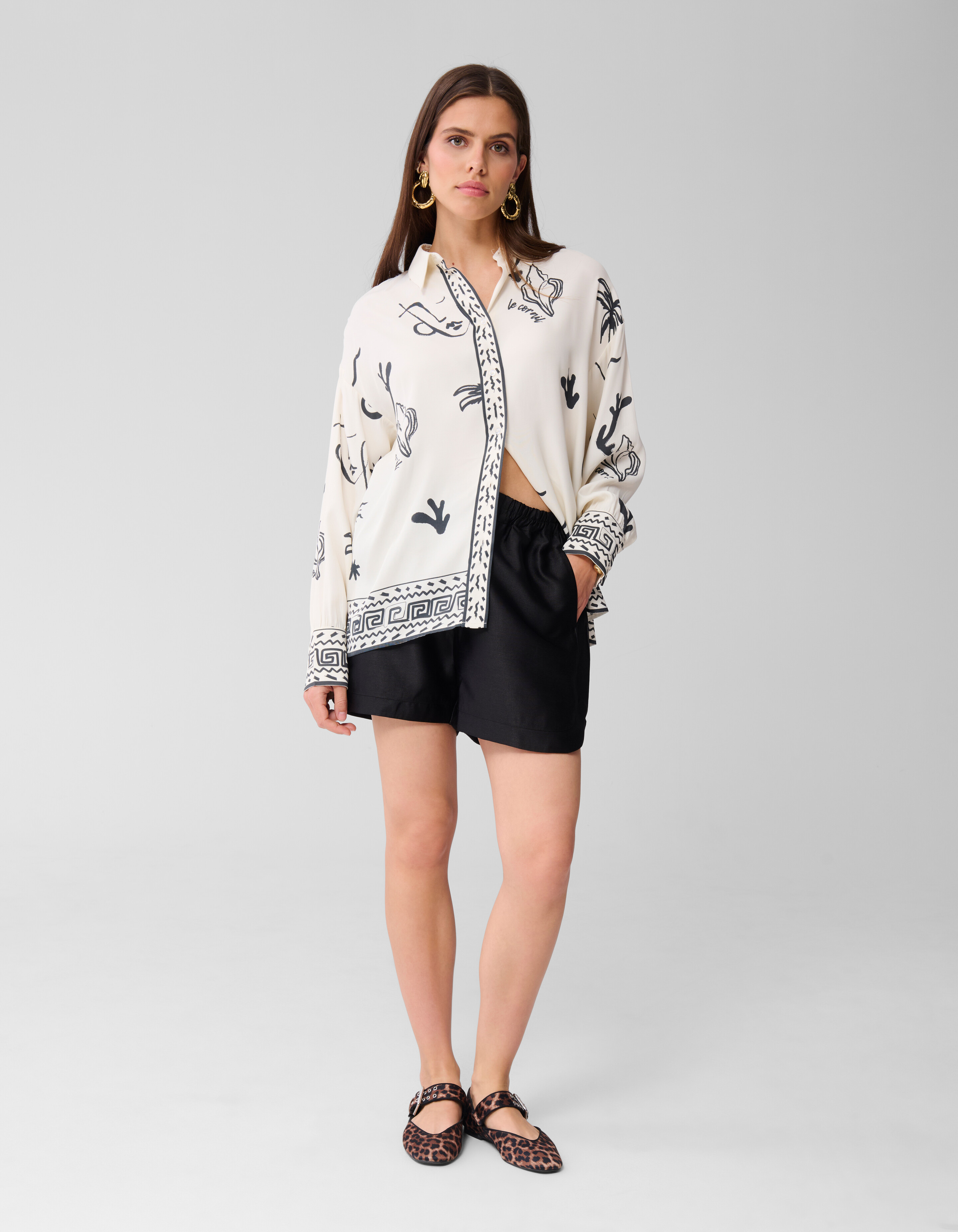 Satijnen Short Zwart SHOEBY WOMEN