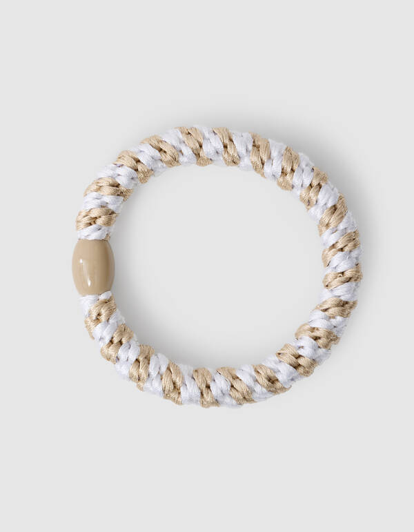 Lurex Haarelastiek Beige SHOEBY ACCESSOIRES