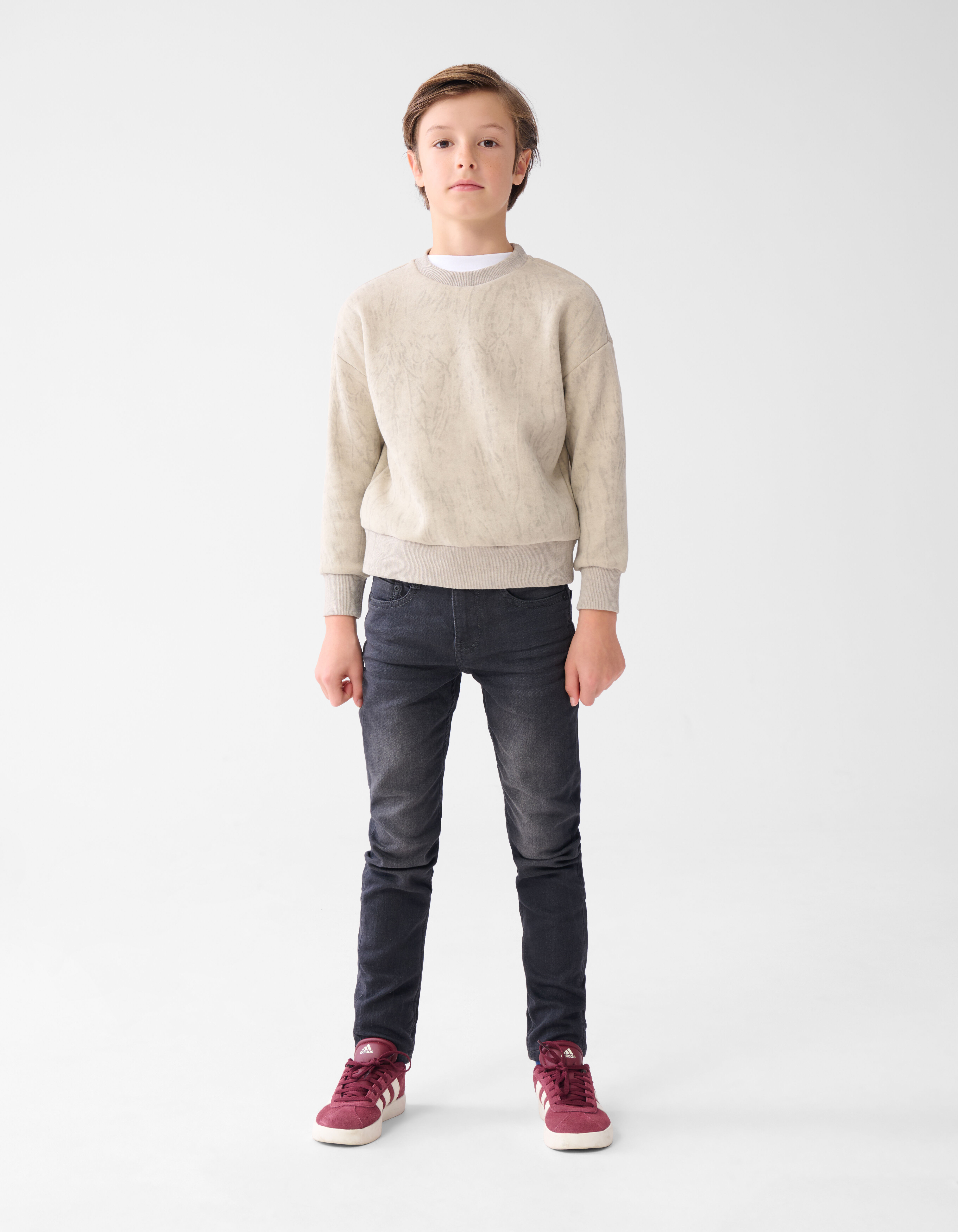 Grey jean joggers 2025