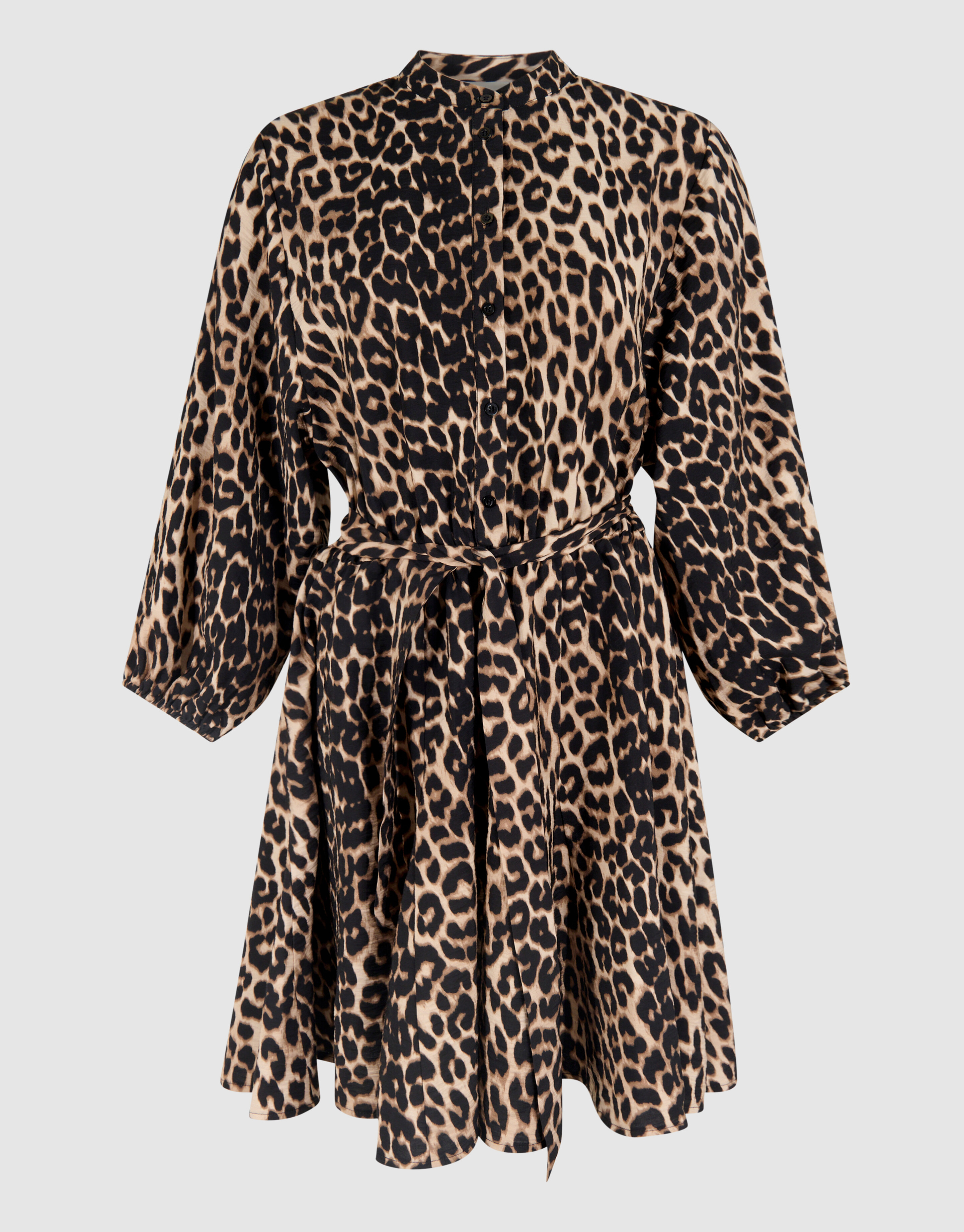 Leopard Mini Jurk Bruin SHOEBY WOMEN