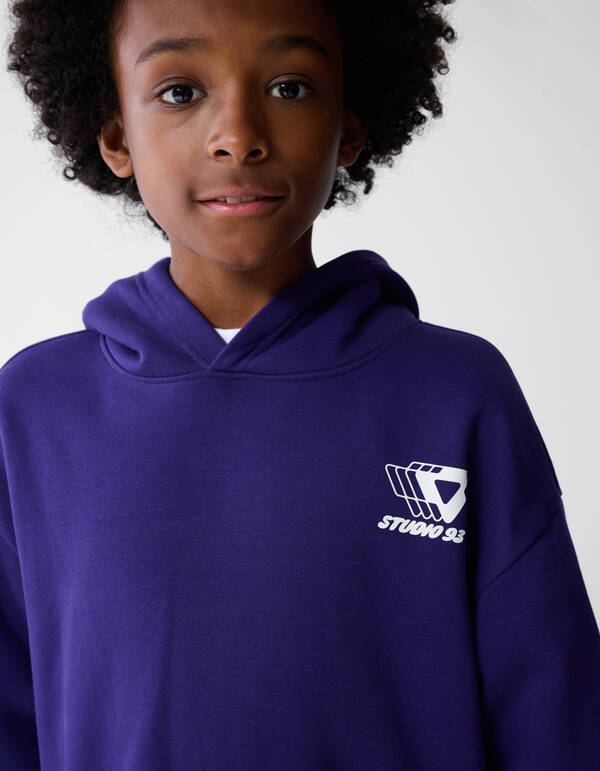 Chill Hoodie Donkerpaars SHOEBY BOYS