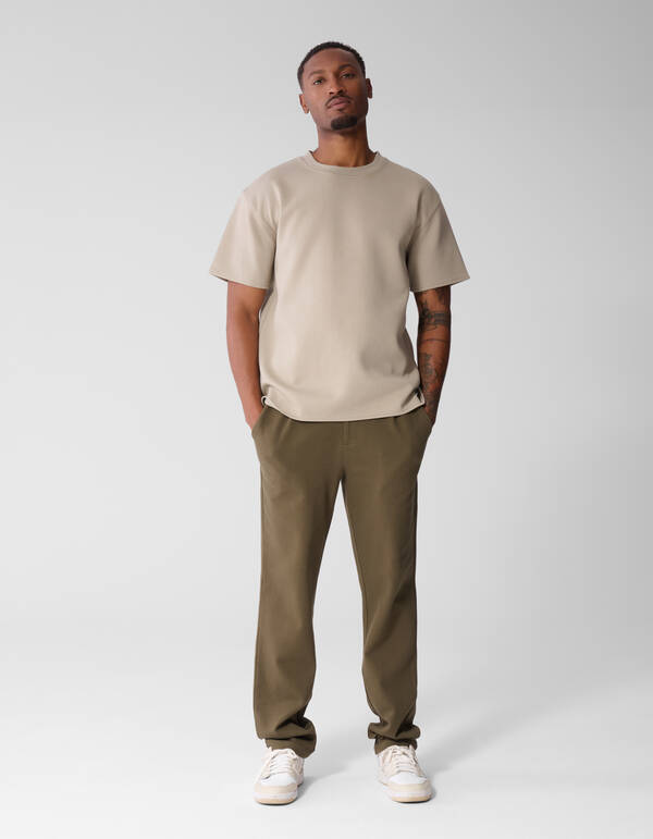 Structuur Broek Donkergroen SHOEBY MEN