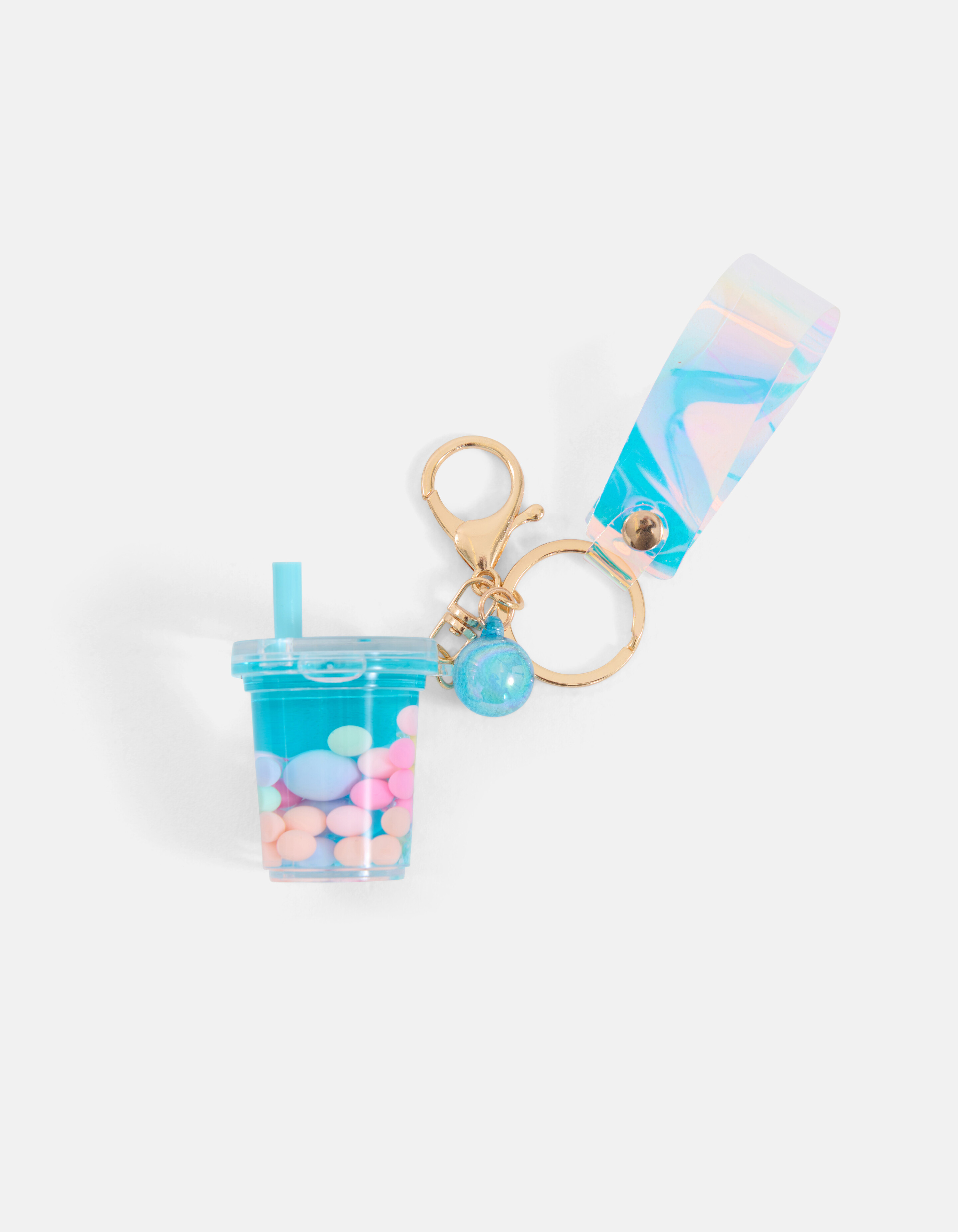 Milkshake Sleutelhanger Blauw SHOEBY ACCESSOIRES