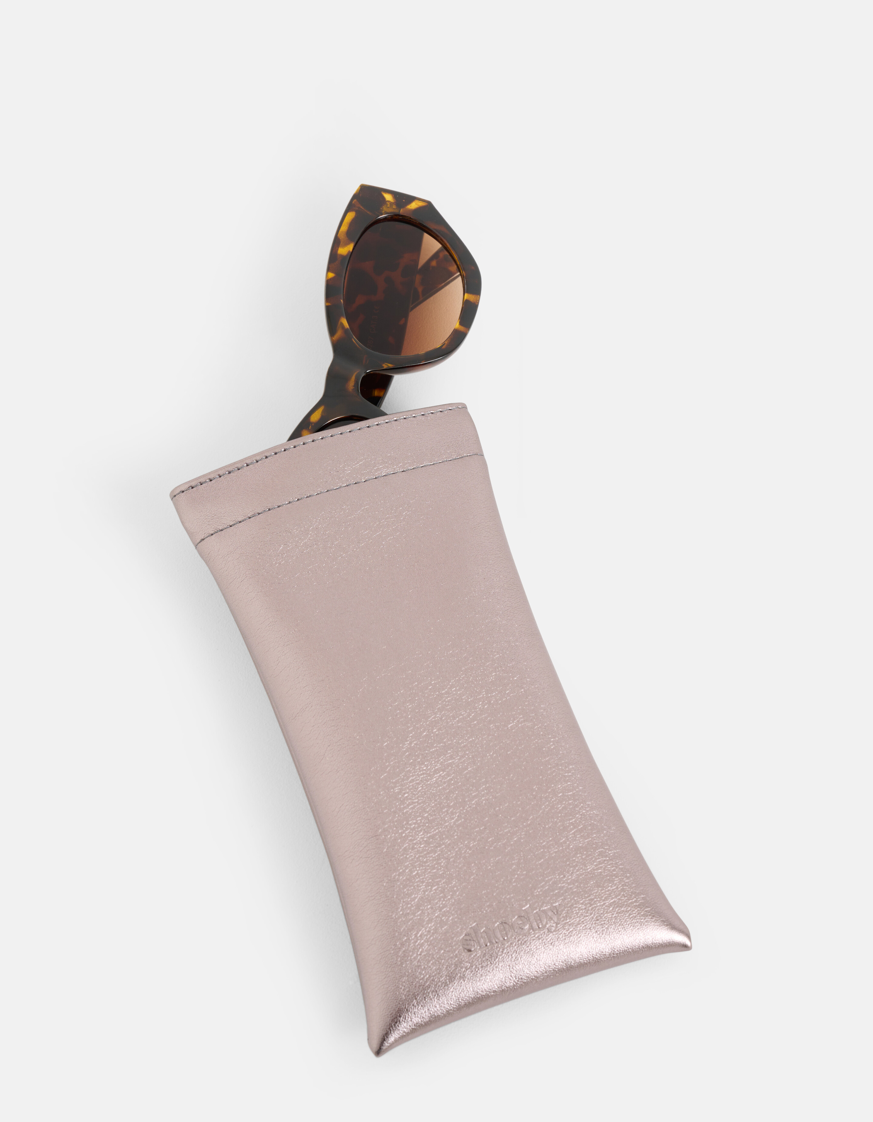 Wijde Tortoise Zonnebril Bruin SHOEBY ACCESSOIRES