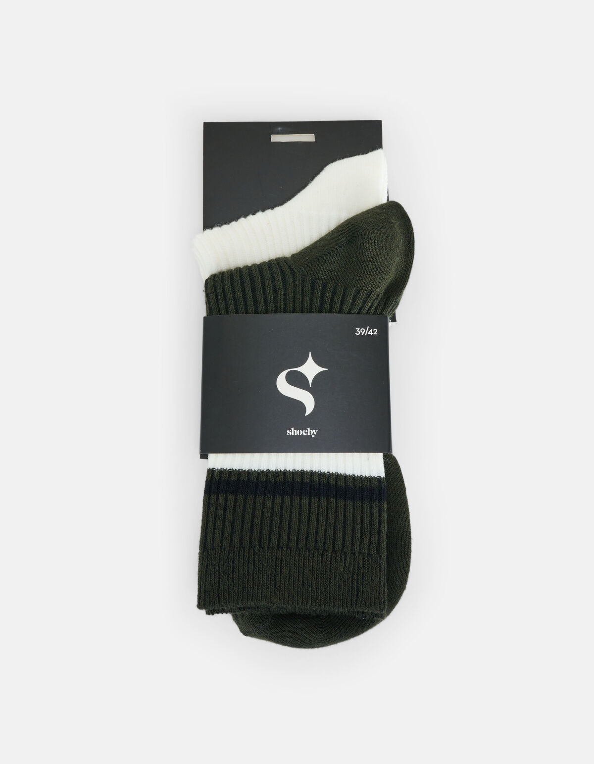 Two Pack Gestreepte Sokken SHOEBY ACCESSOIRES
