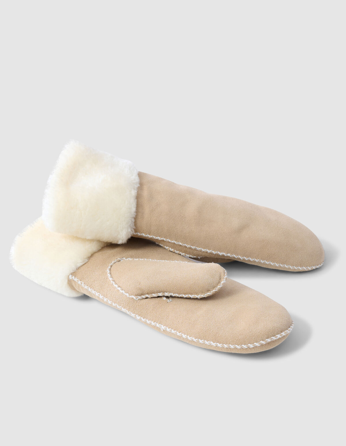 Suède Wanten Beige SHOEBY ACCESSOIRES