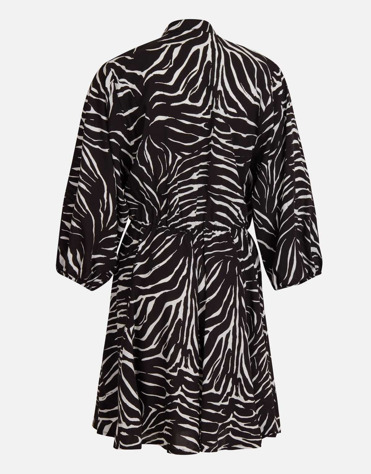 Zebra Print Jurk Zwart/Wit SHOEBY WOMEN