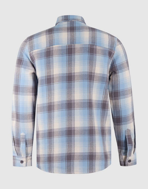 Ruiten Overhemd Lichtblauw SHOEBY MEN