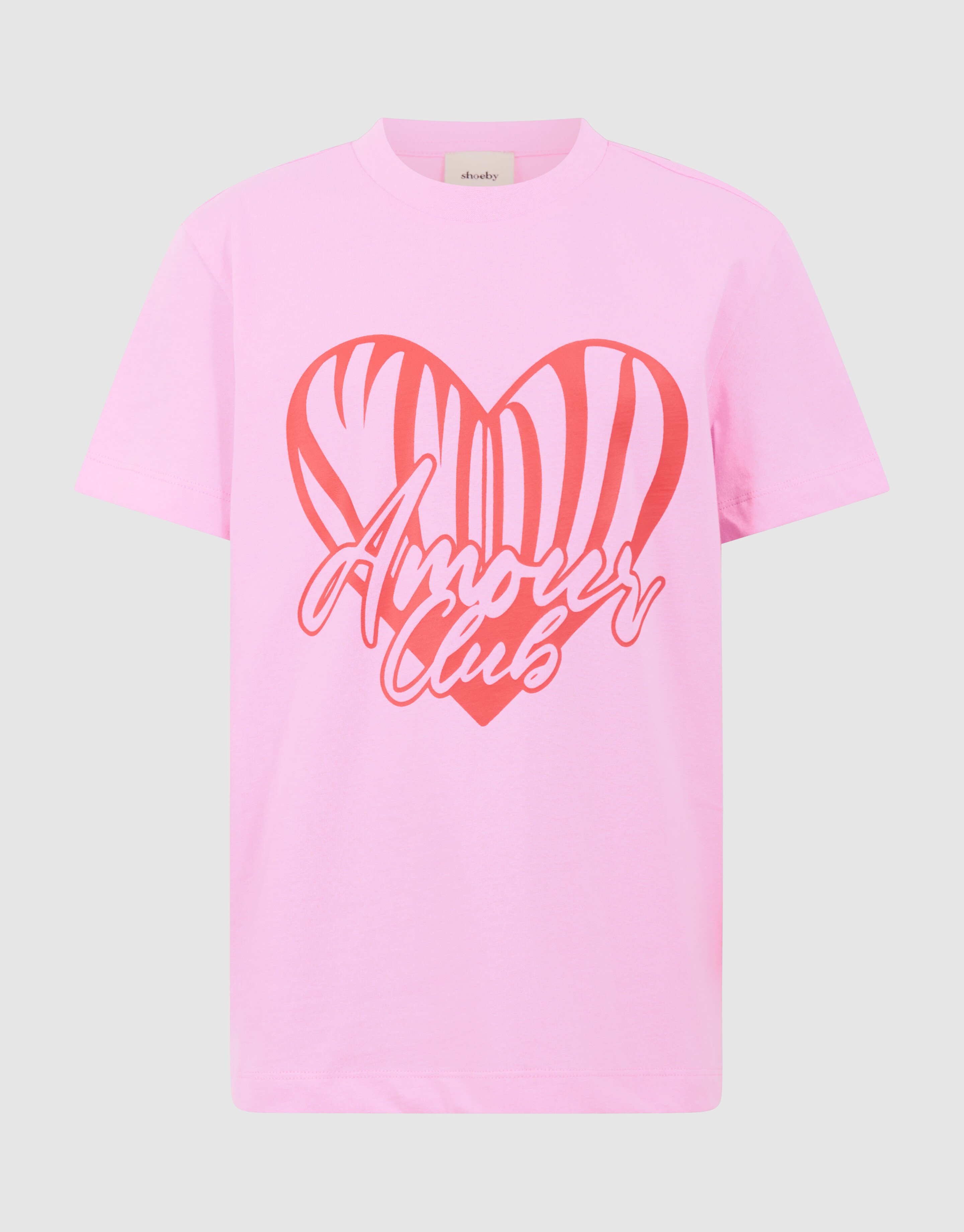 Heart Club Artwork T-shirt Roze SHOEBY GIRLS