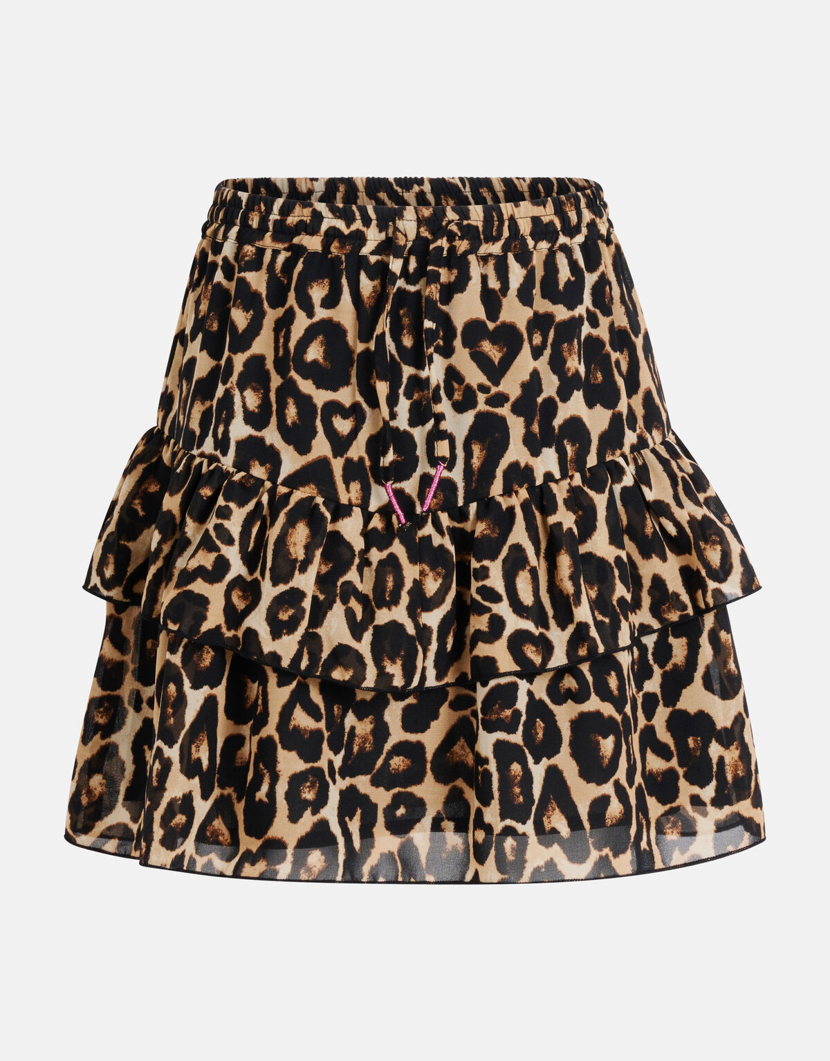 Leopard Print Rok Bruin SHOEBY GIRLS
