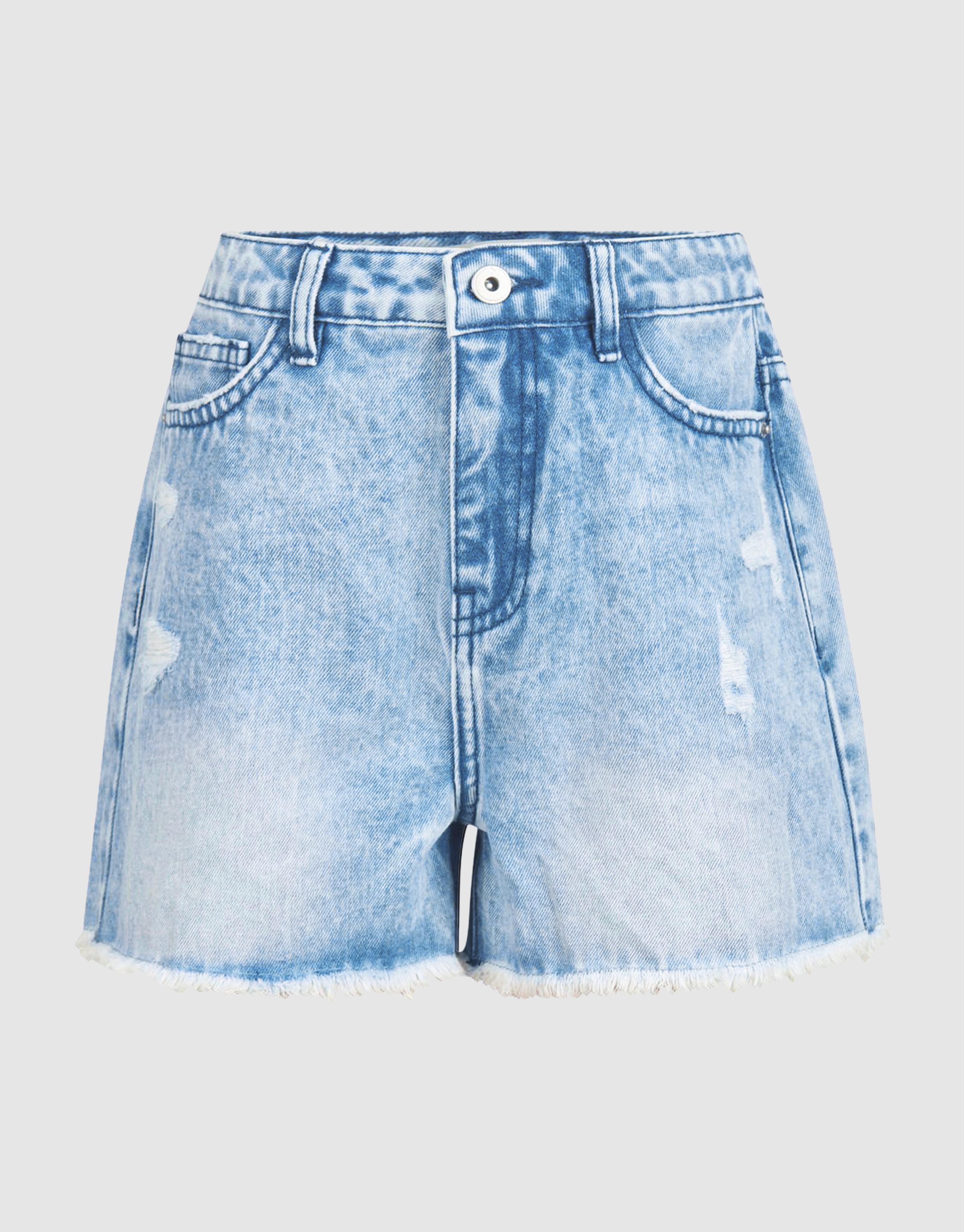 Destroy Denim Short Bleached SHOEBY GIRLS